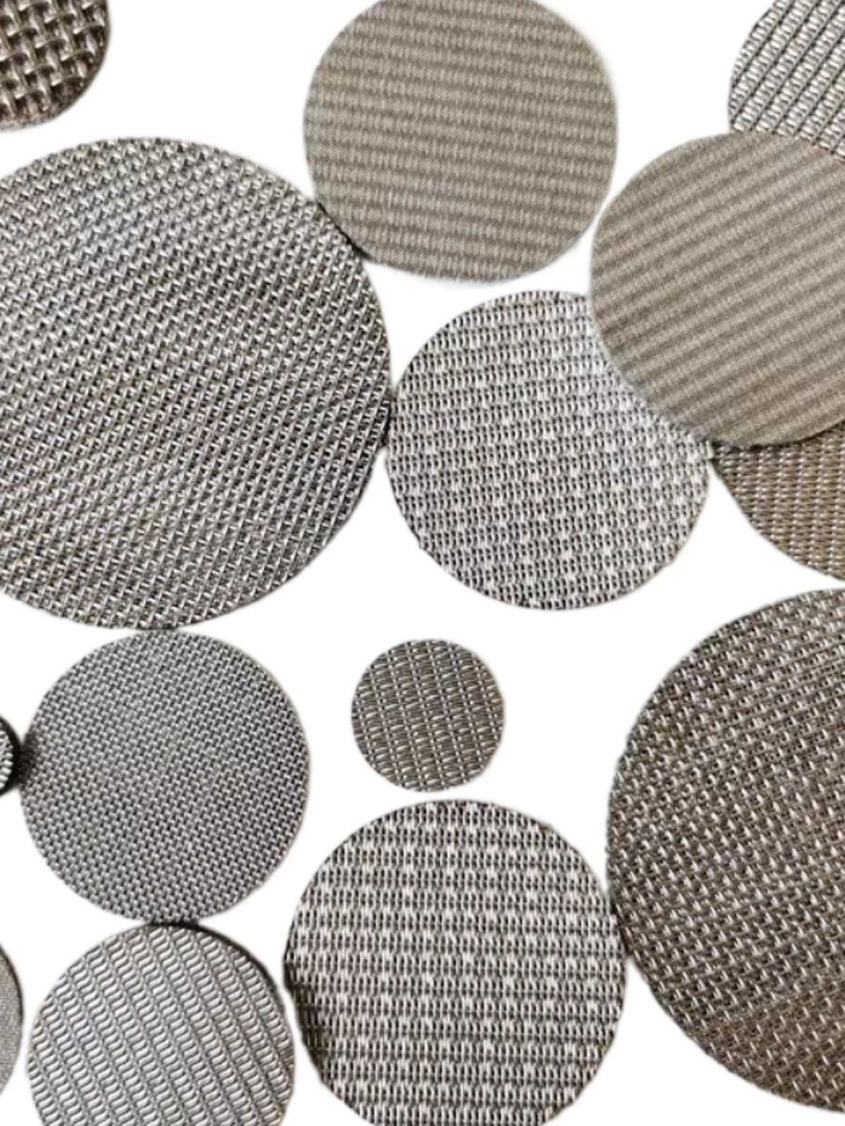 Tarcza filtracyjna ze spiekanej siatki drucianej 304 SUS Okrągły kształt 5 mm x 1,7 mm(10mm x5mmx 10pcs)