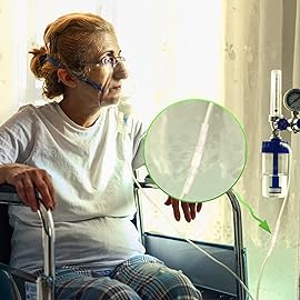 IOOYIFLE Oxygen Tubing Swivel Connector - 10 PCS Cannula Connectors, Avoid Tube Tangles (Male to Male)