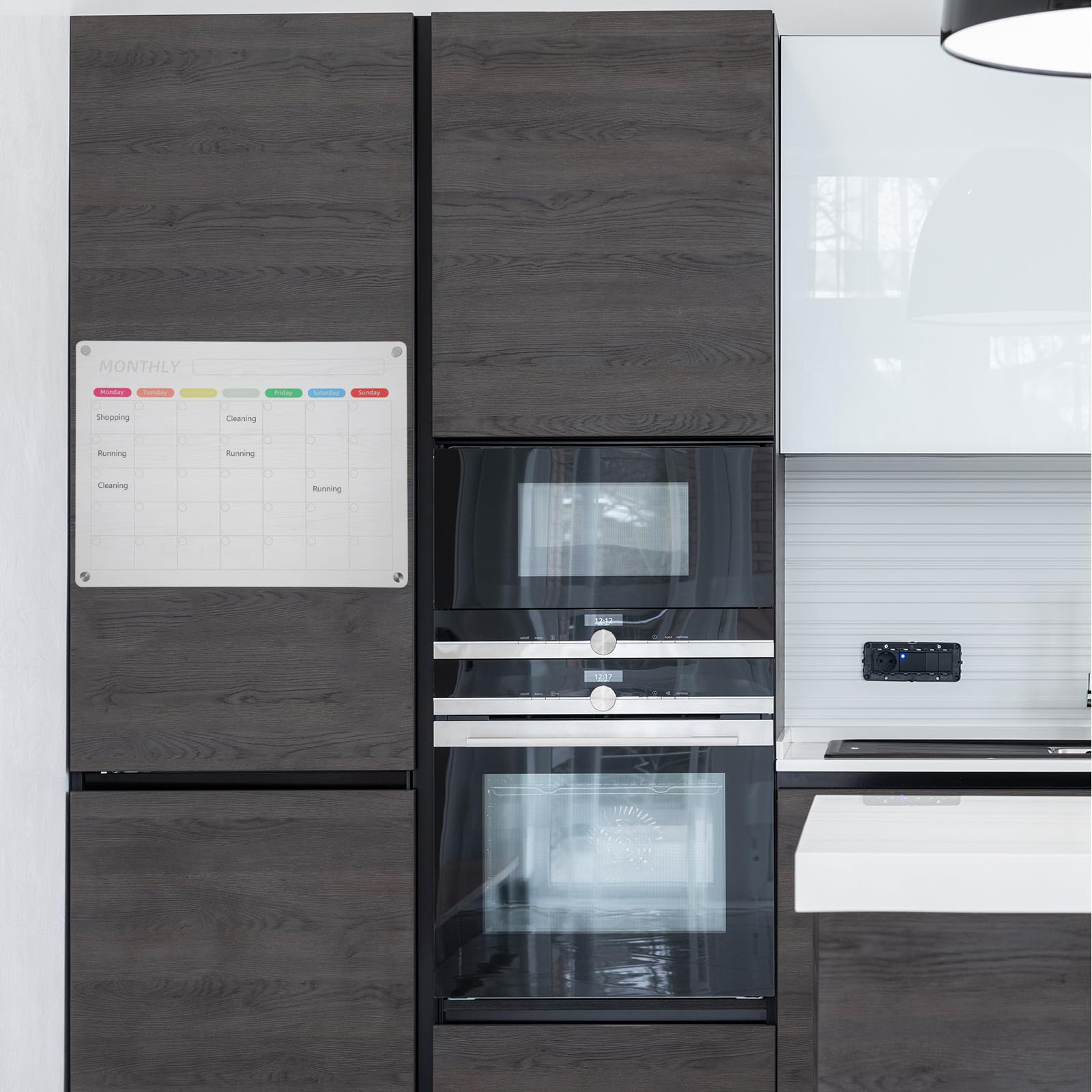 Magnetische Acryl Schreibtafel für Kühlschrank, Wiederbeschreibbar