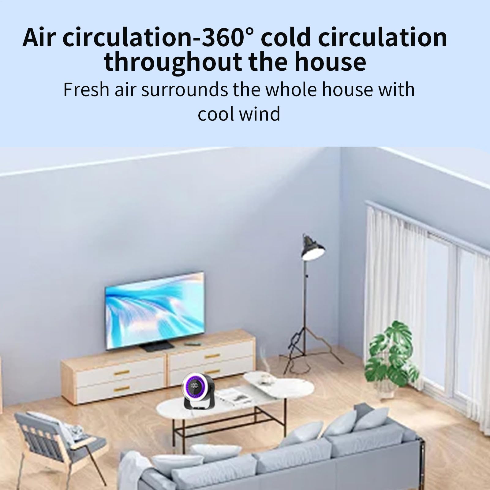 Ventilatore Da Scrivania Rinfrescante Ventilatore ad Aria Fredda Silenzioso