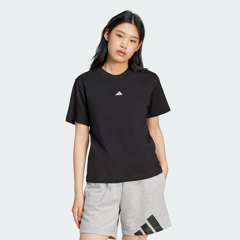 Adidas Essentials Small Logo T-Shirt Camiseta de Manga Corta Mujer