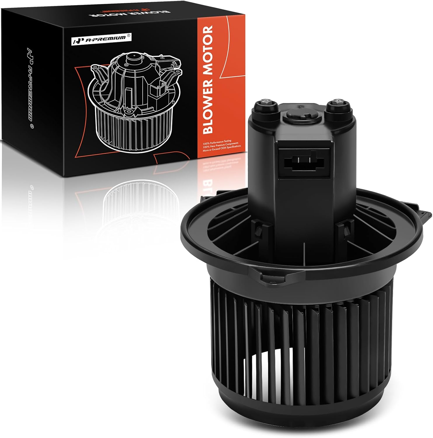 A-Premium Front HVAC Heater Blower Motor Compatible with Fiat 500 2012-2019 - Replace# 68093422AB, 68093422AA