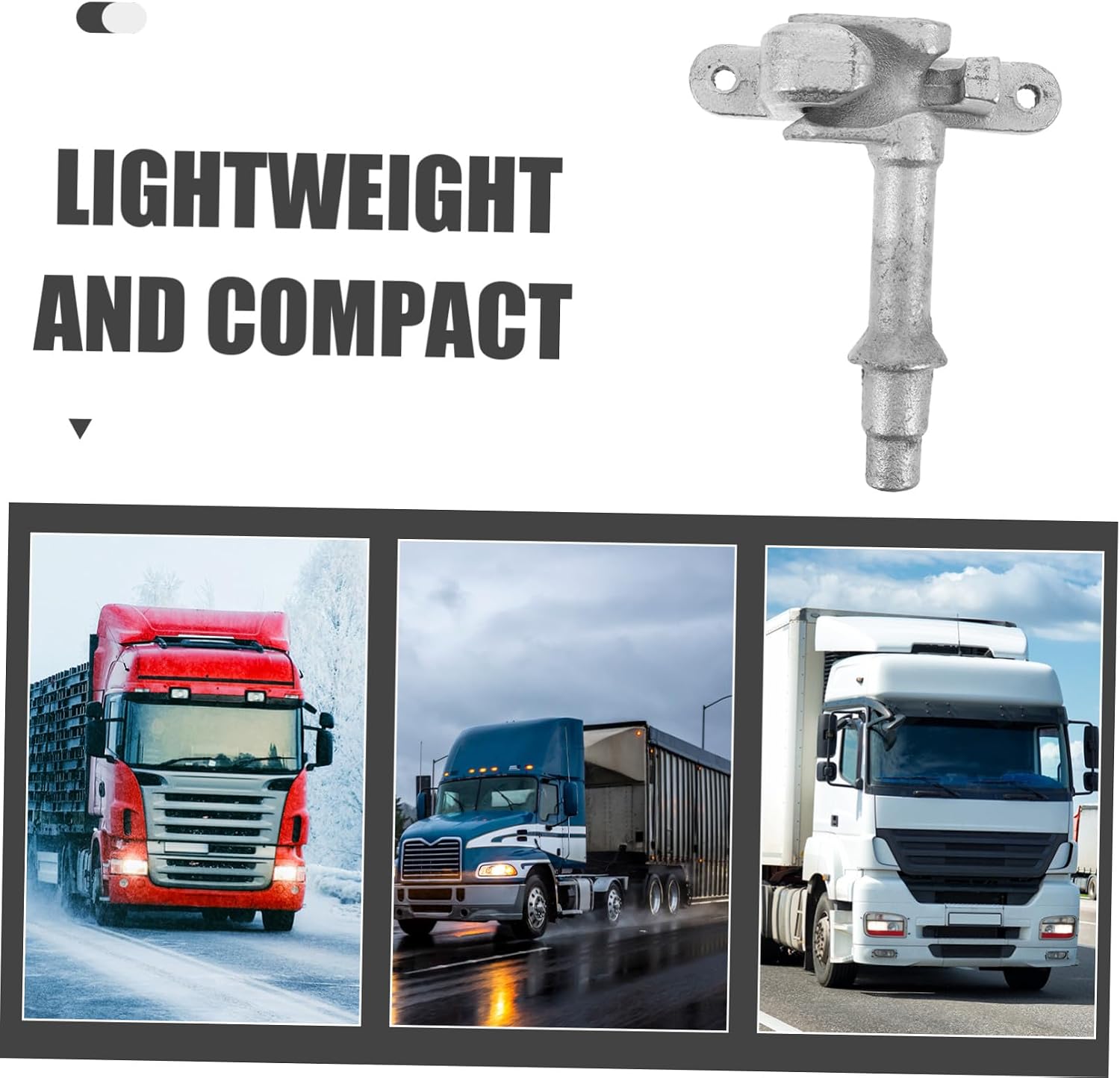 Truck Bed Tailgate Hasp Lock, Iron Latch for Cargo Containers