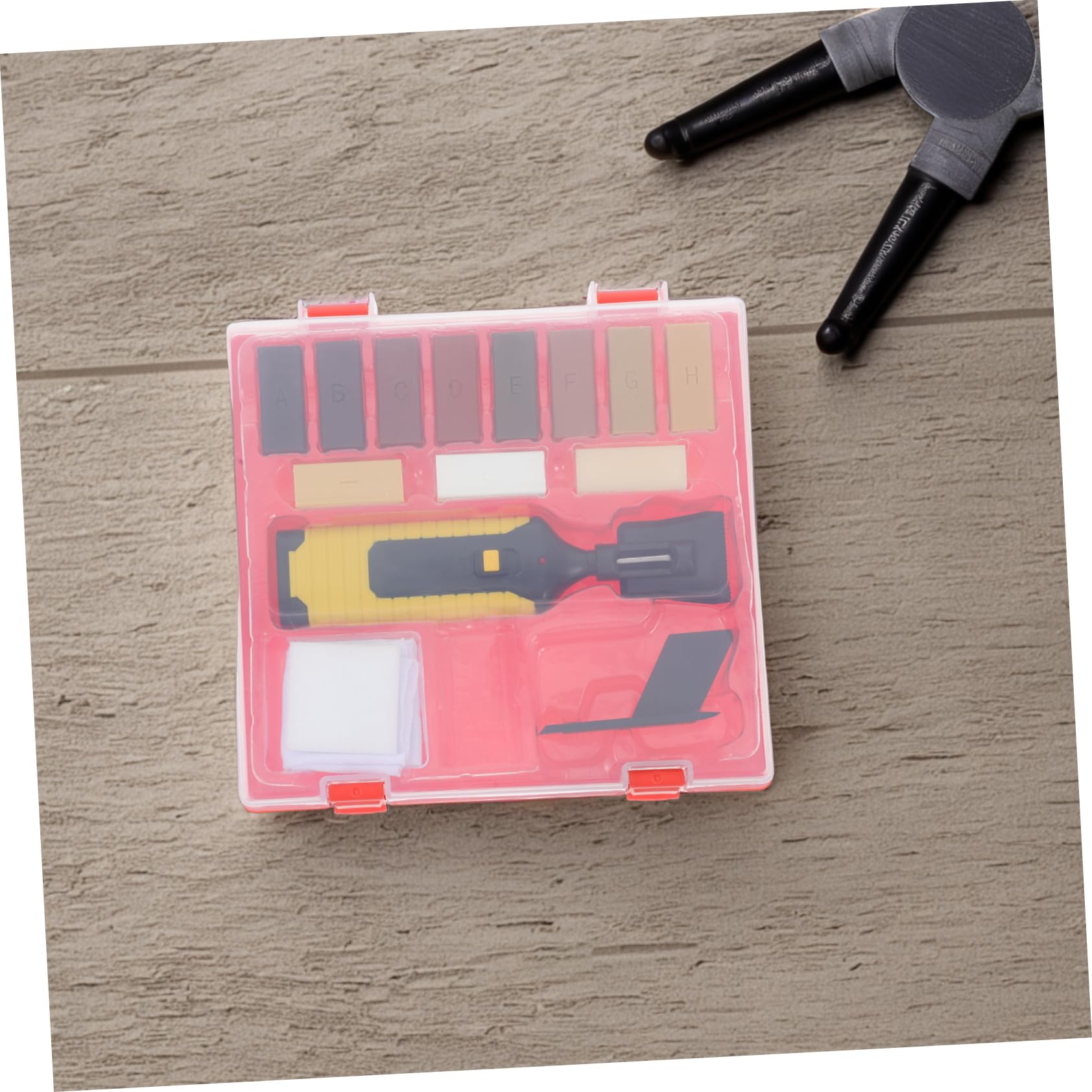 SHINEOFI Herramientas Para Reparación De Suelos De Madera Con Kit De Reparación De Rayones Para Muebles Removedor De Rayones Para Pisos De Madera Dura Cocina o Sala De Estar