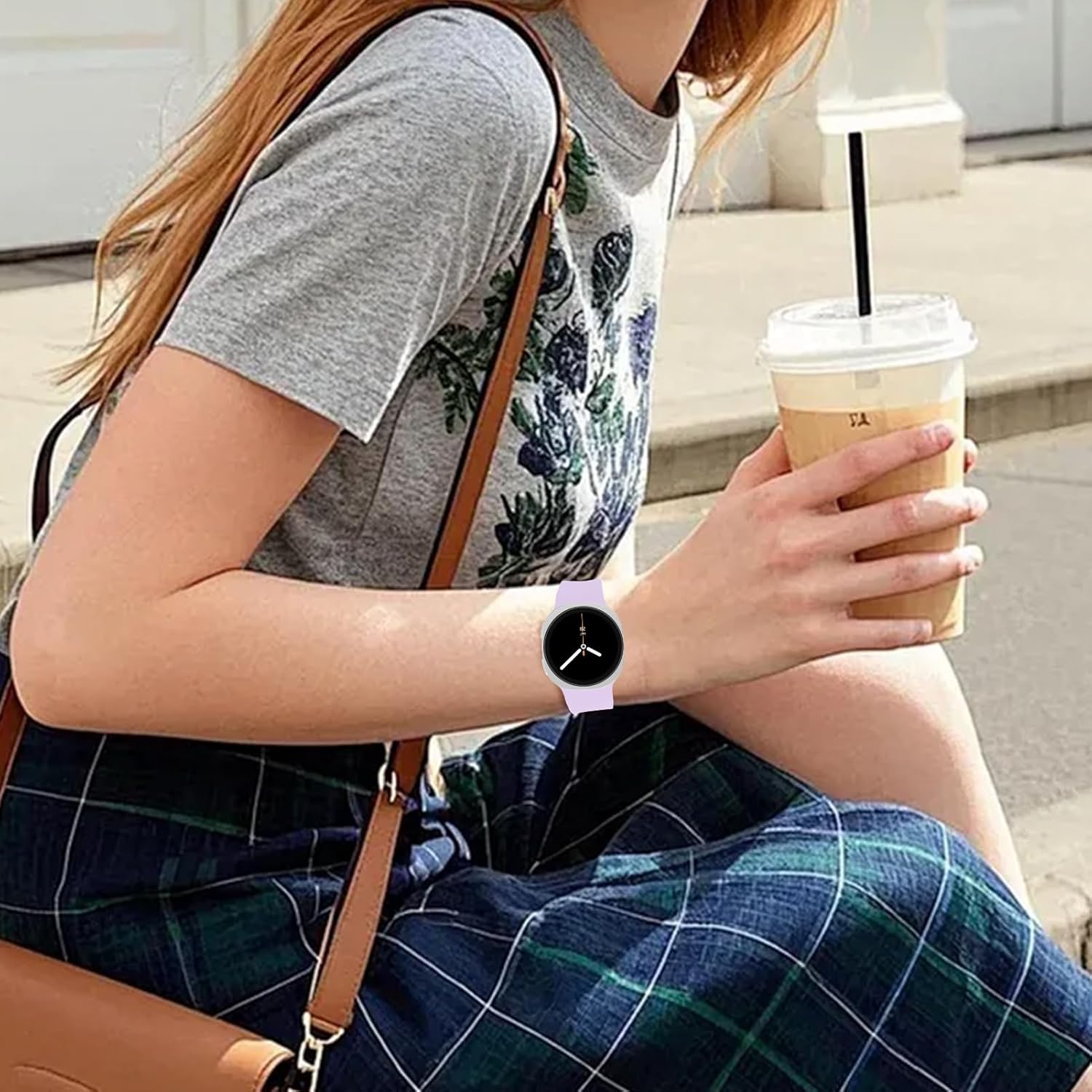 8 Pack Sport Bands for Samsung Galaxy Watch 8 Band 40mm 44mm/8 Classic Band 46mm Women Men,Waterproof Soft Silicone Strap Rubber Wristband for Samsung Galaxy Watch 8/8 Classic Bands 40 44 46 mm - Image 6