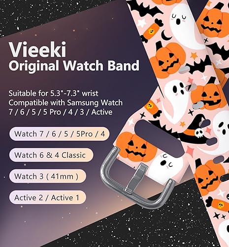 Vista 79 de Correas de reloj navideñas compatibles con Samsung Galaxy Watch de 1.575 pulgadas, 1.732 pulgadas, 0.787 pulgadas, correa de silicona de repuesto