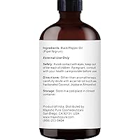 Vista 378 de Majestic Pure Essential Oil with Glass Dropper - 100% Pure and Natural - Essential Oils for Diffuser, Aromatherapy, Soap and Candle Making, BlackSeed