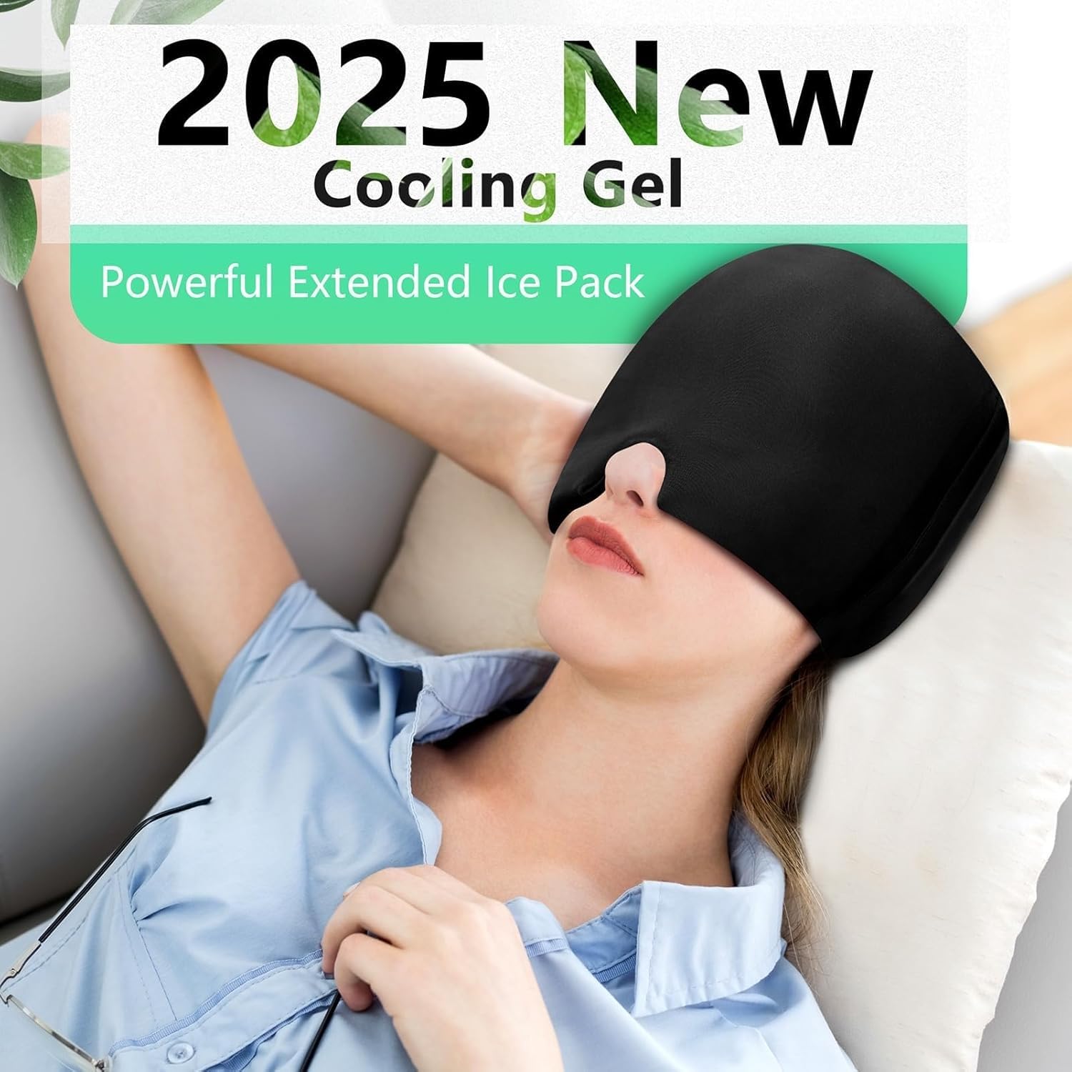 ToYooZe Migraine Relief Cap for Migraines, Headaches, Sinuses, Tension Relief Headache Relief Cap for Men & Women Hot & Cold Therapy Relaxing Thermax Migraine Miracle Cap, Migrane Relaxing Cap-Multicolour 1