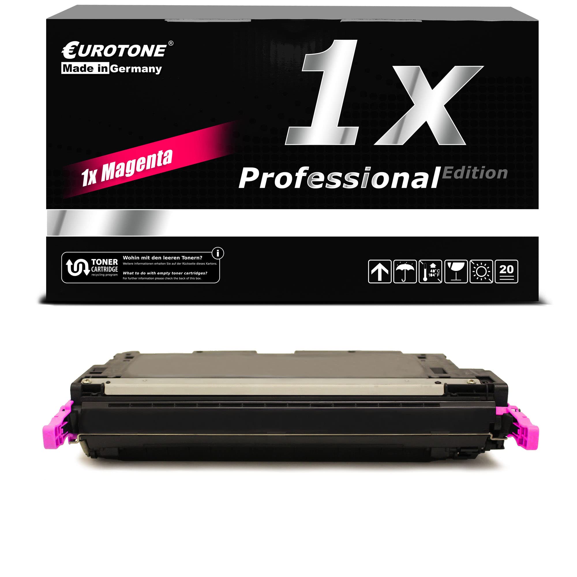 E.T. - Tóner compatible con Canon LBP5400 (sustituye a 2576B002 717M CRG-717M, magenta, rojo)
