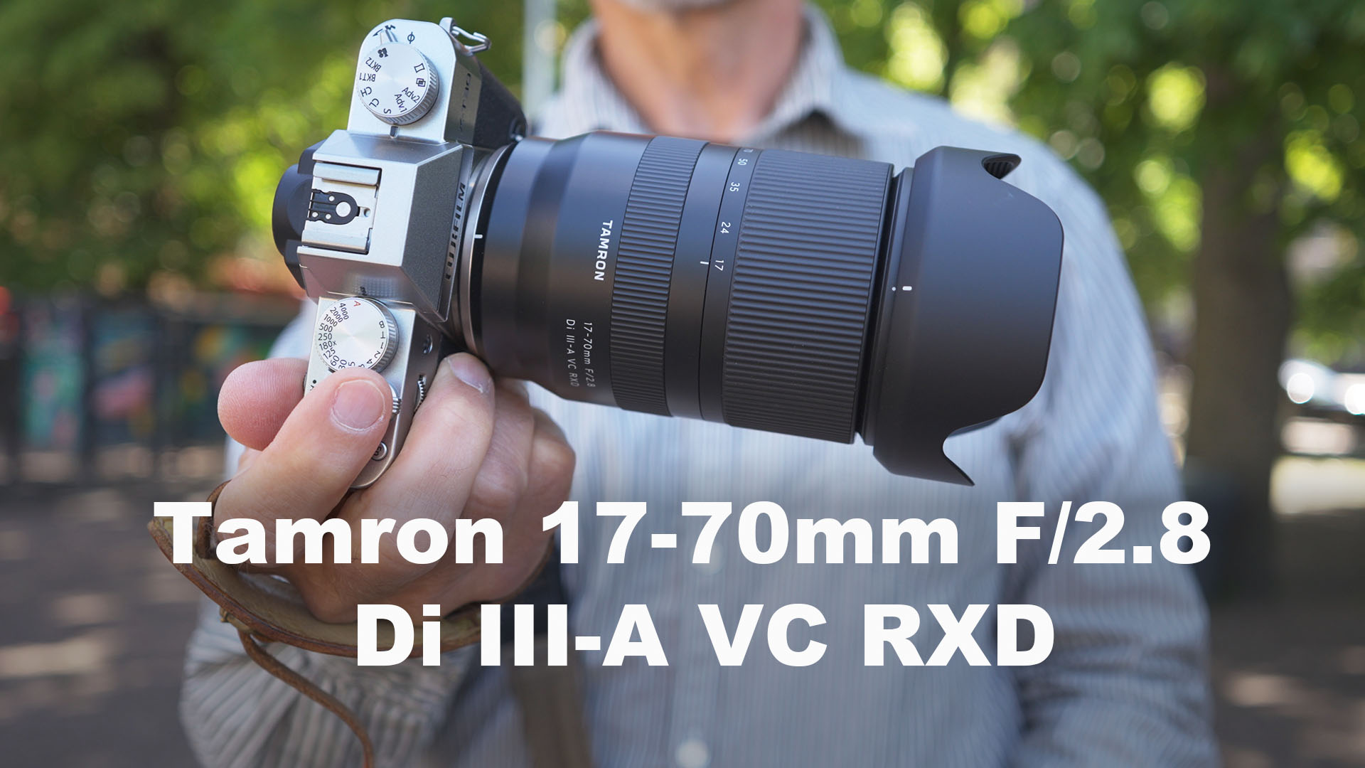 Watch Tamron 17-70mm F/2.8 Di III-A VC RXD Review on Amazon Live