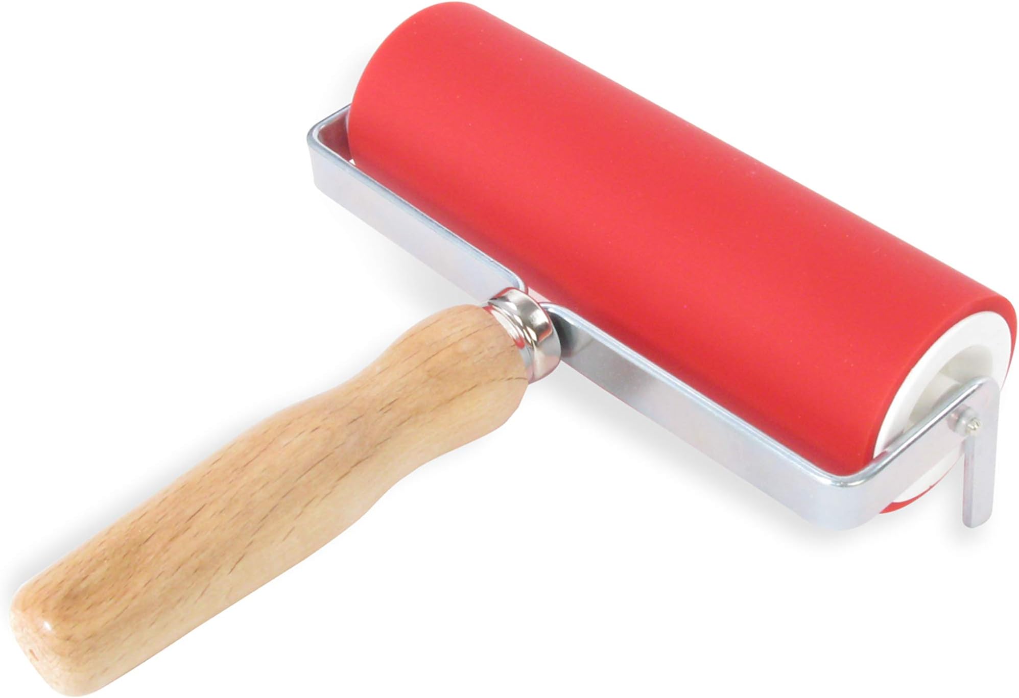 ABIG Wooden Handle Lino Roller, QAQWLR150