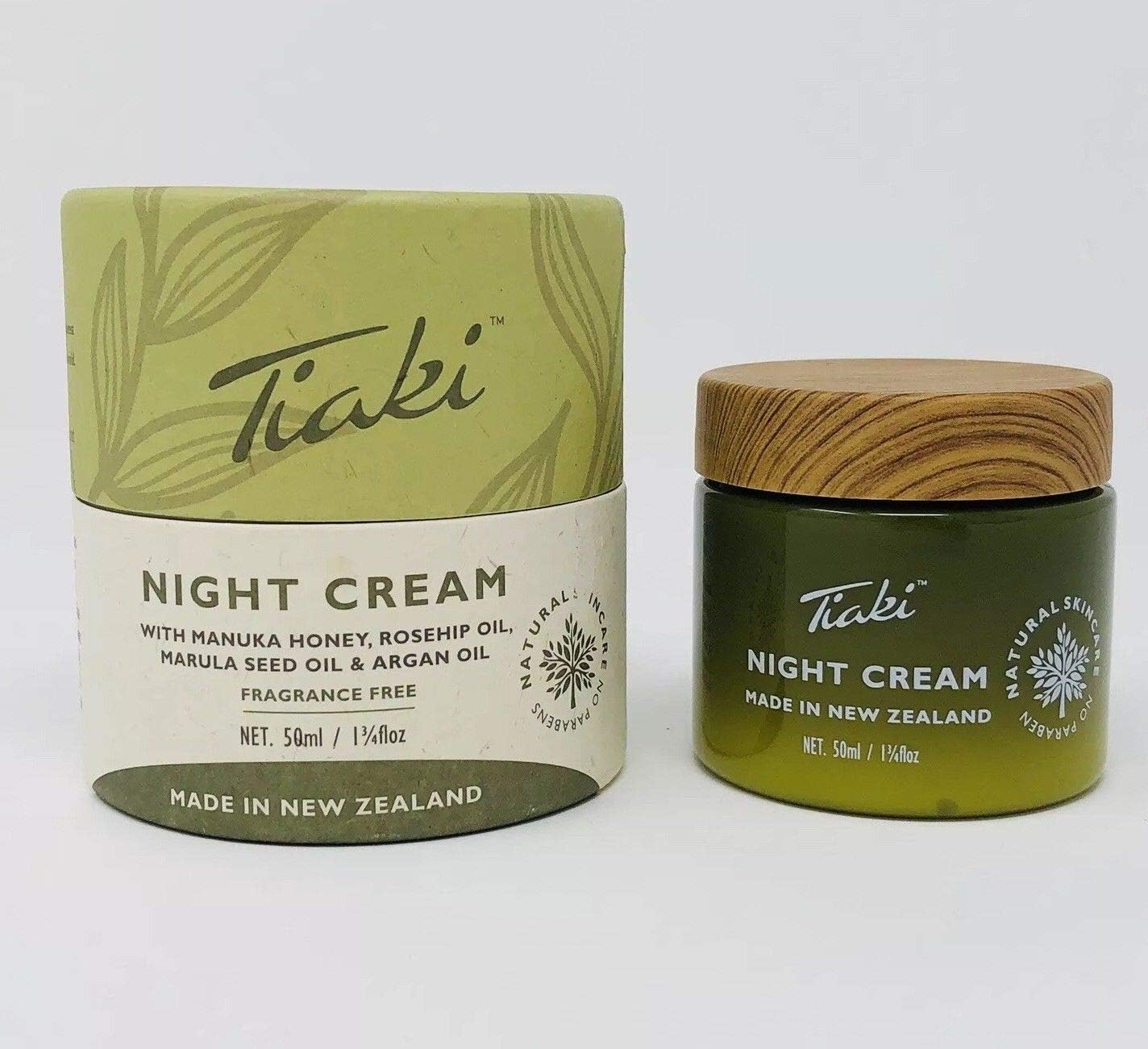 New Zealand Plant Extracts and Vitamin E Night Cream 2 Ounce