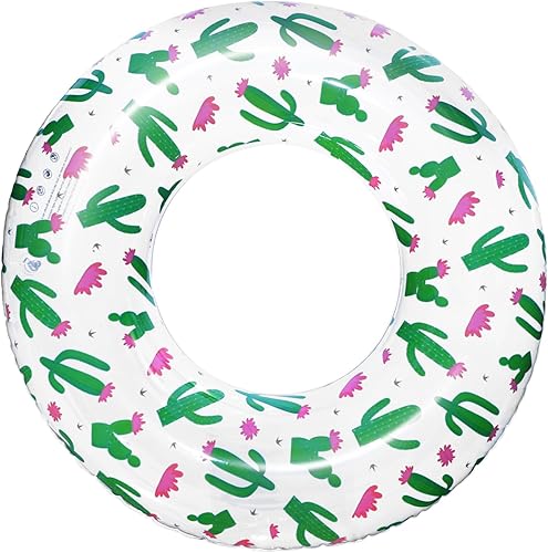 Polita Tubos de piscina para adultos, tubo flotante transparente con impresión, fiesta de playa de verano, confeti con purpurina, tubos interiores