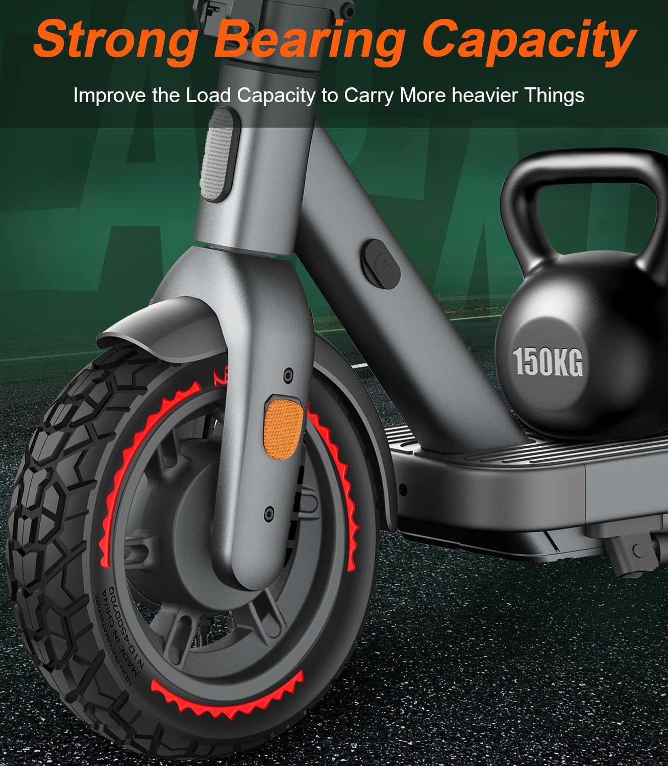 BANGTING 2PCS 10x2.125 E Scooter Reifen für Xiaomi 4 Lite (2nd Gen)