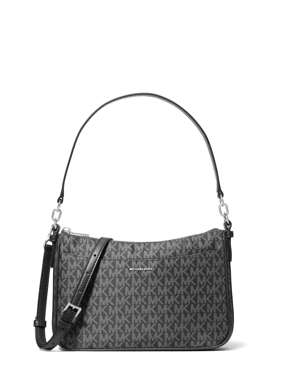 Michael Kors womens Jet Set Medium Top Zip Pochette Crossbody Bag