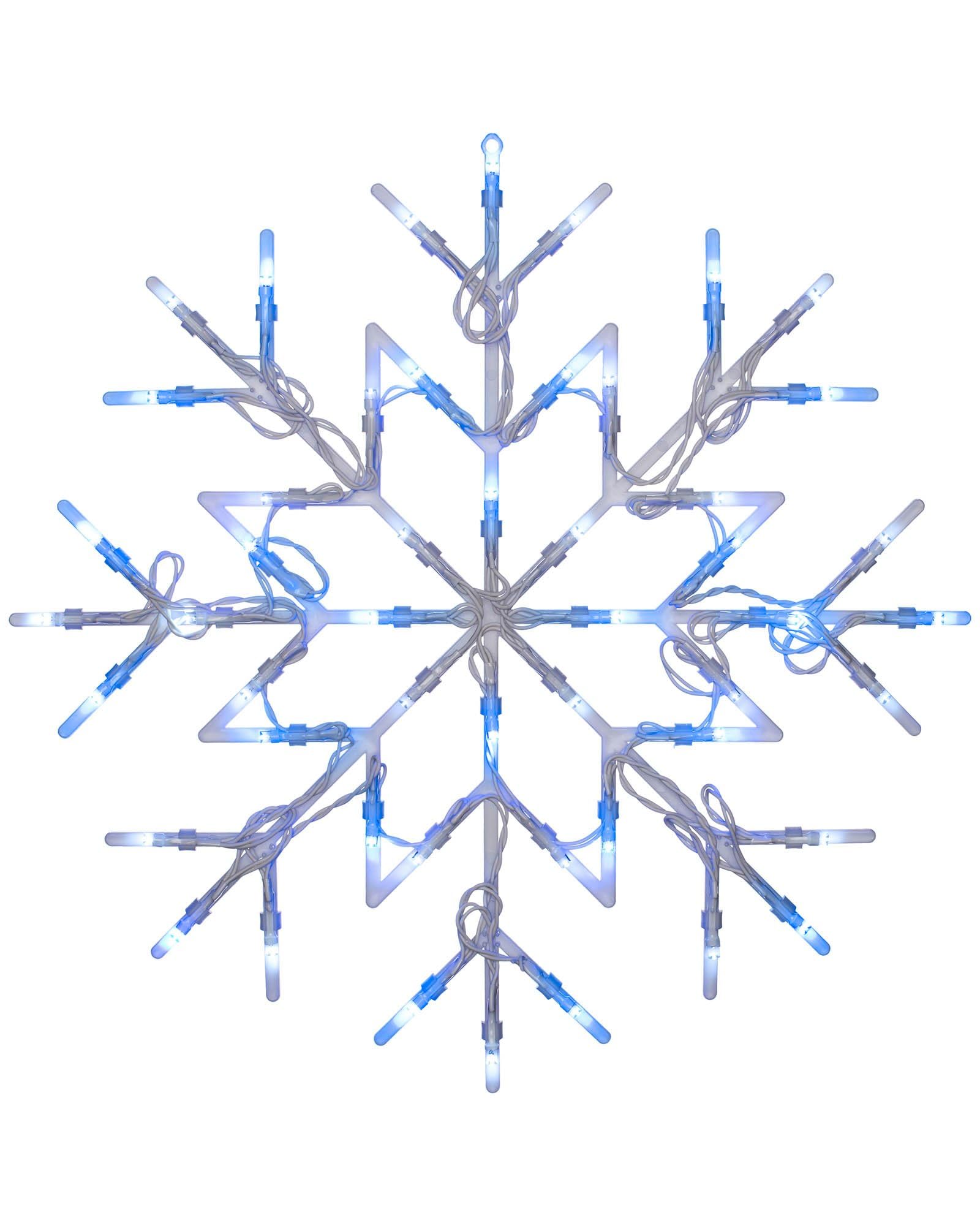 WeRChristmas Snowflake Christmas Window Silouette, Multi-Colour, 1cm