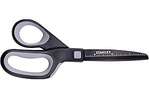 Stanley Scissors Piranha 8-Inch Premium Slice Scissors for Precision Cuts
