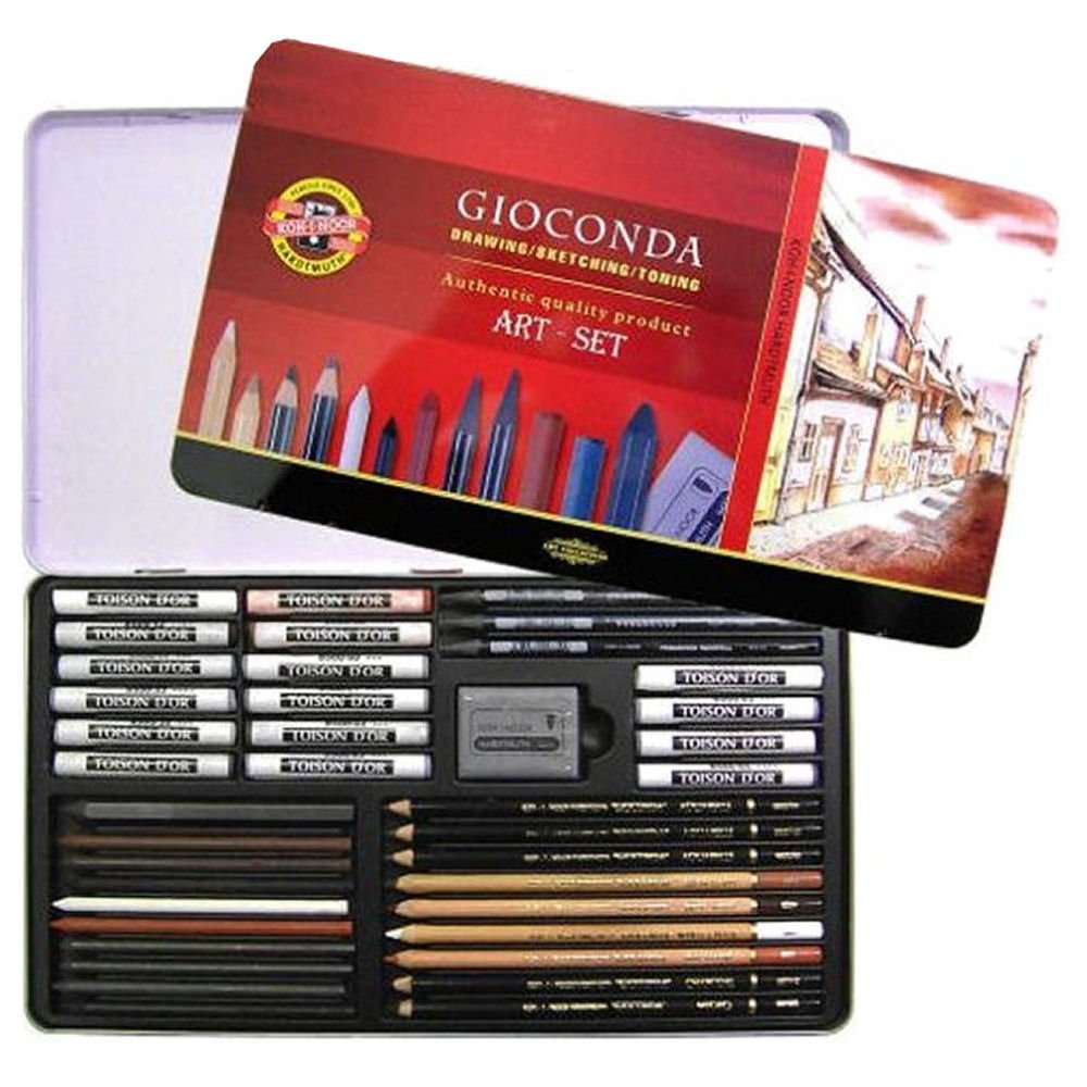 39-teiliges "GIOCONDA Art - Set" / Zeichenset von Koh-I-Noor