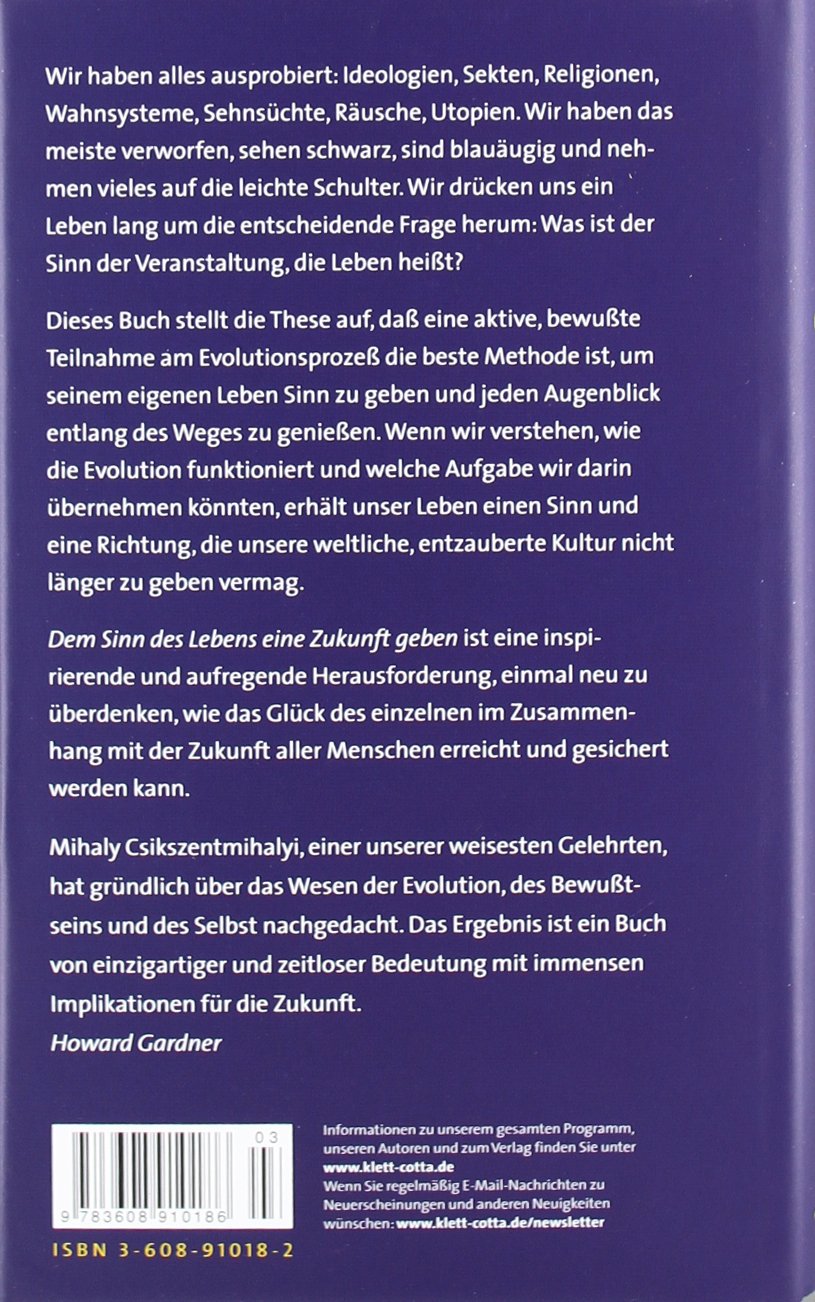 Dem Sinn des Lebens eine Zukunft geben: Eine Psychologie für das 3. Jahrtausend