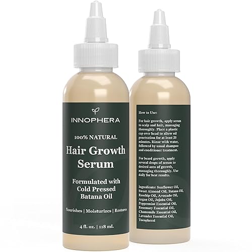 Innophera Batana Oil - Suero para el crecimiento del cabello, aceite milagroso de Honduras, potente mezcla de aceite natural para estimular el