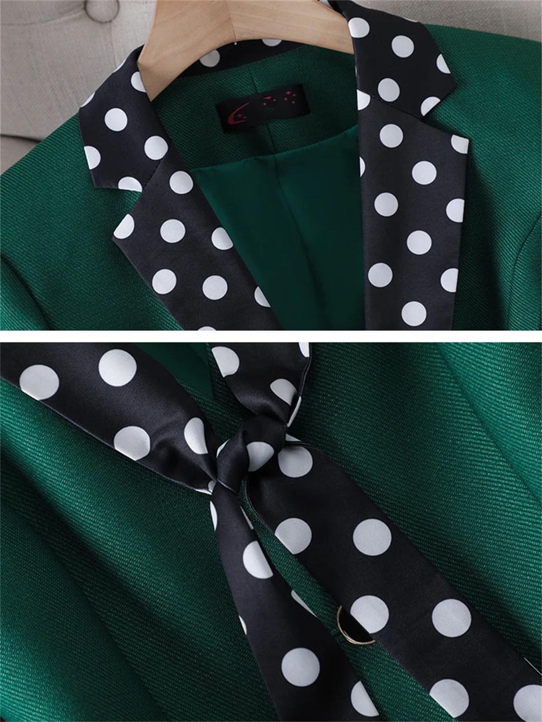 Elegante traje formal de chaqueta y pantalón para mujer, conjunto de 2 piezas para oficina, negocios, trabajo