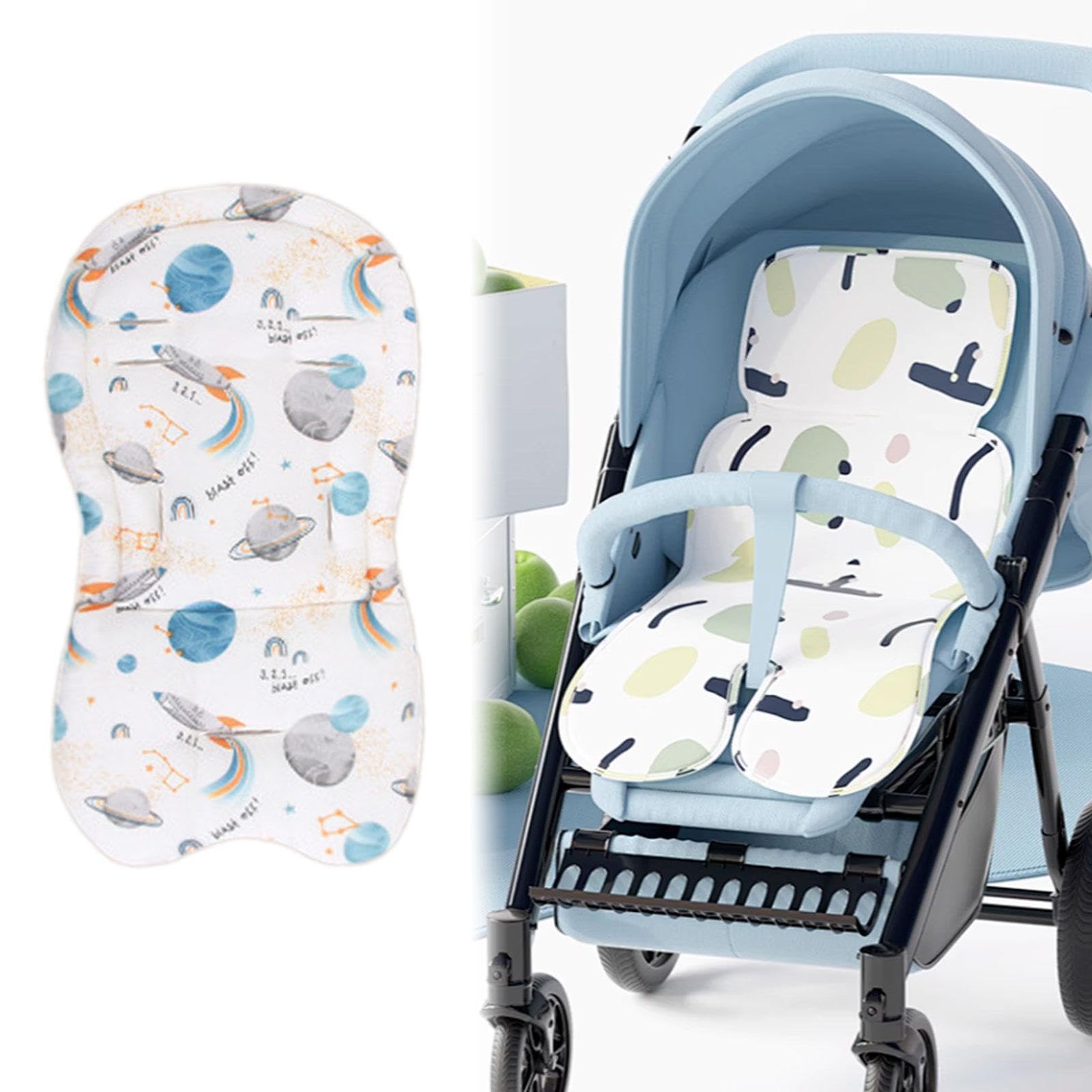 Coussin Réducteur pour Siège Auto Bébé, Respirant et Confortable, pour Poussette, pour Nouveau-nés et Bébés, Planète