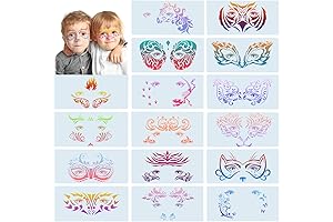 16 Unique Face Paint Stencils for Kids and Adults