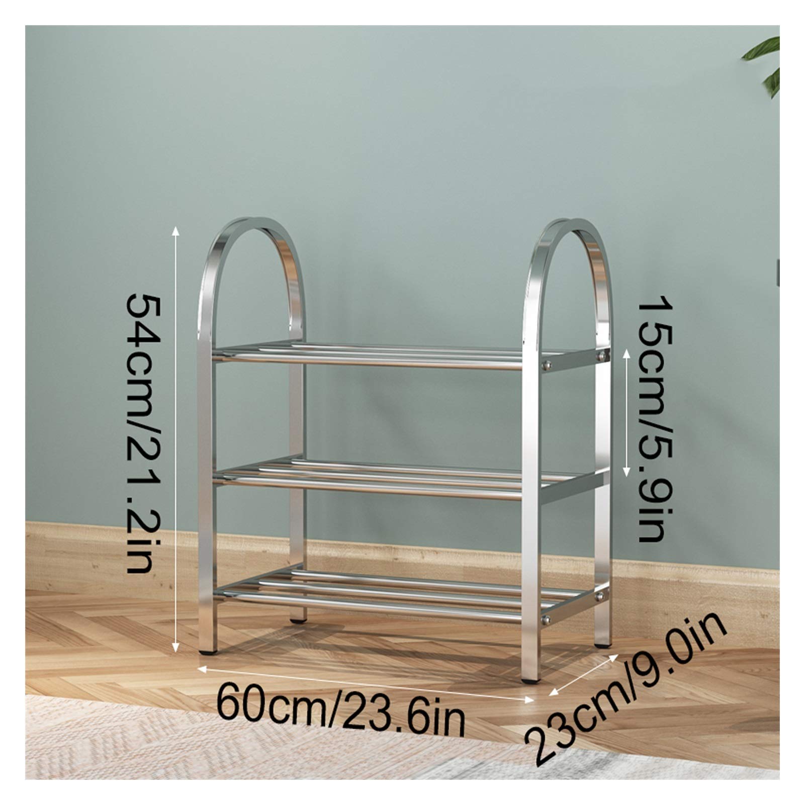 Elegante scarpiera Organizer Che può Contenere Fino a 12 Paia di Scarpe. Mobiletto portaoggetti Resistente per Soggiorno, corridoio e Ingresso. Elegante Soluzione per riporre Le sc