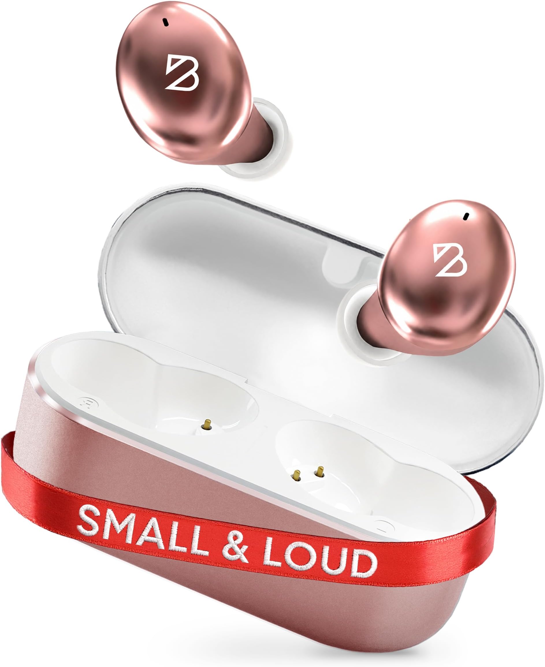 Back Bay Audio Mini Wireless Earbuds for Small Ears, Award-Winning Sound | Sweatproof Bluetooth Earbuds, Deep Bass, Tech Fitness Gifts for Men, Comfortable Bluetooth Ear Buds for Women