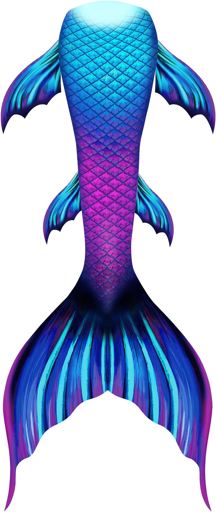 Mermaid Tails for Swimming, Mermaid Swimsuit Costume Set Bathing Suits for Adult & Teen Sizes