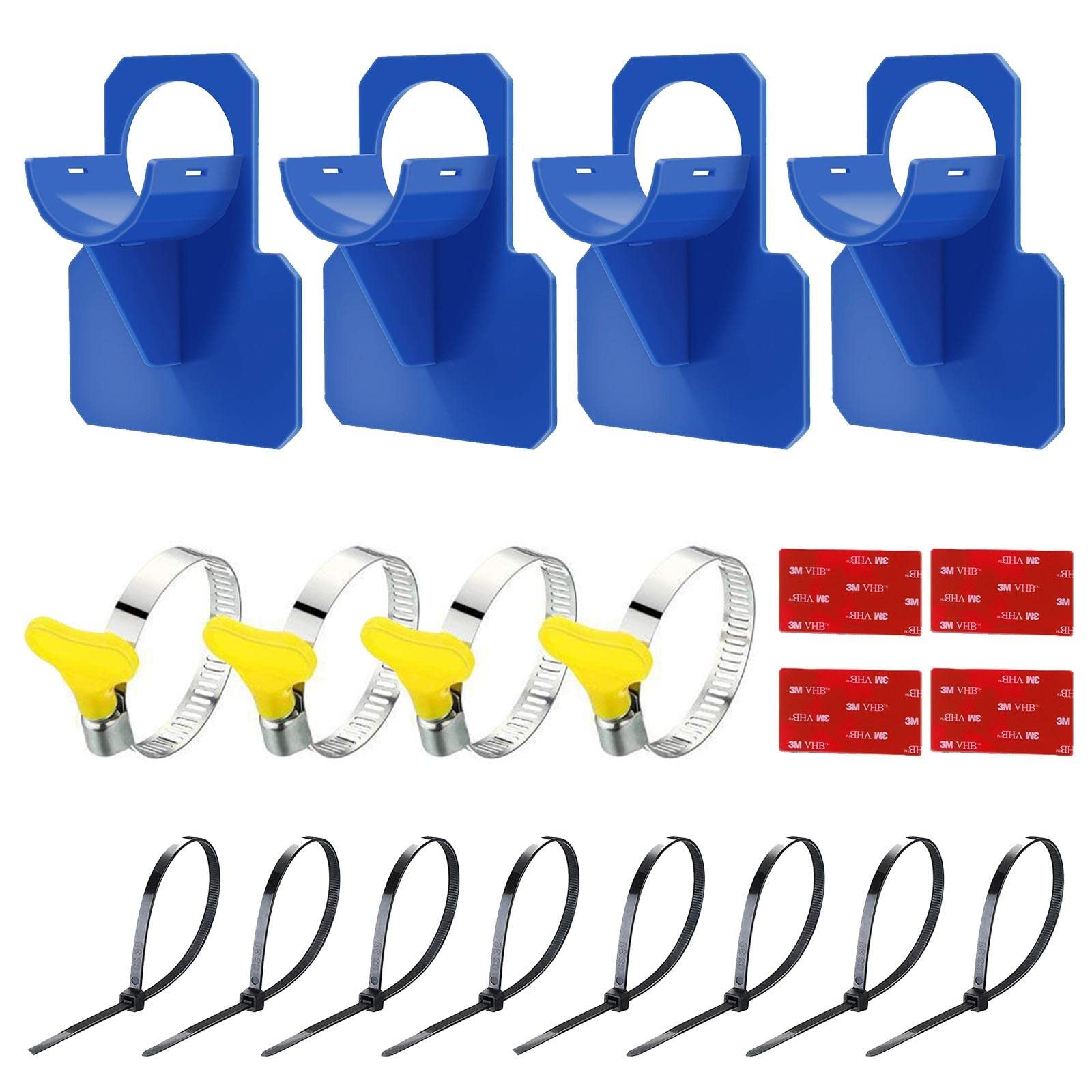 Supporti Tubo Piscina 10 Pezzi - Per Tubi 30-38mm Con Fascette - Foto 2