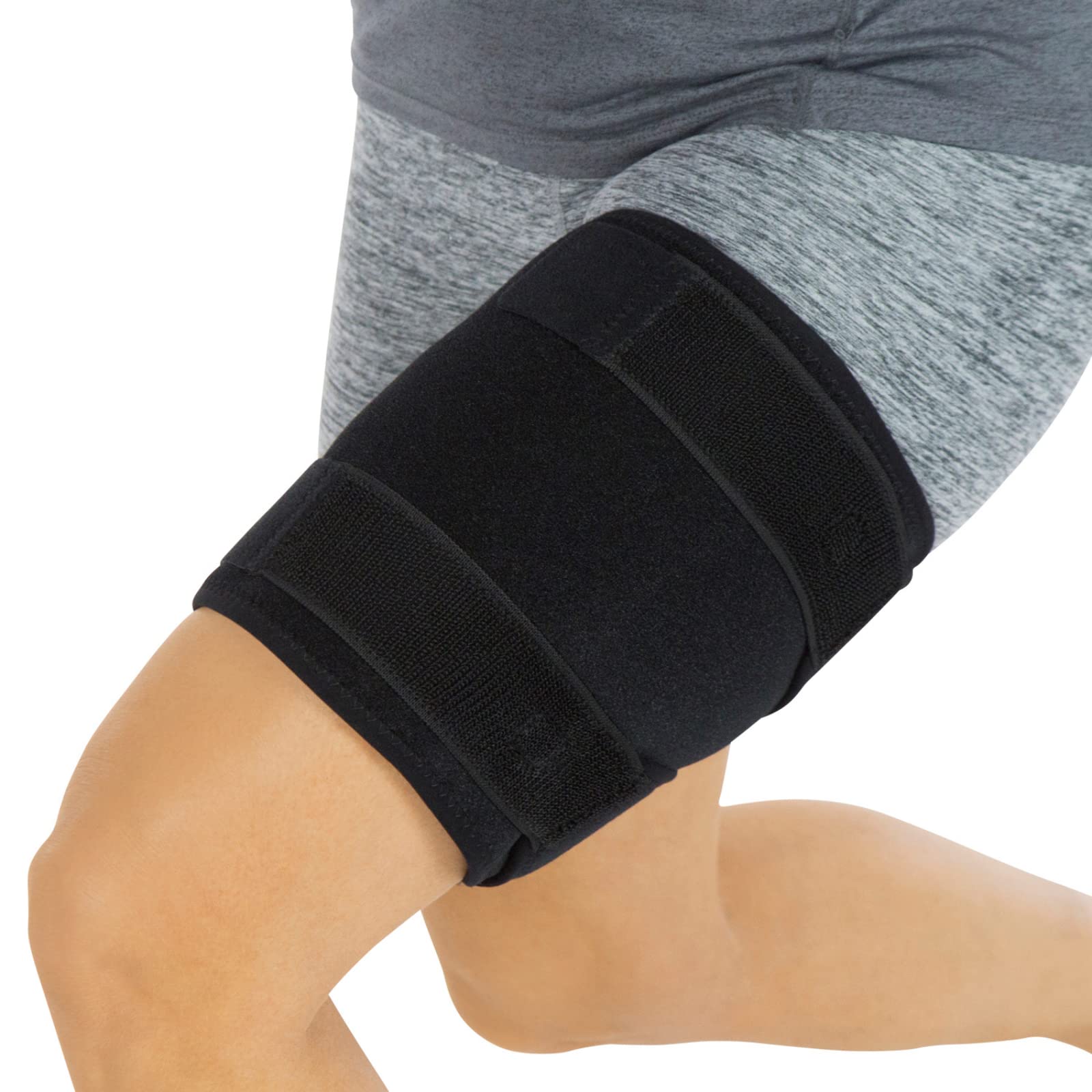 Buy Vive Thigh Brace Hamstring Quad Wrap Adjustable Compression