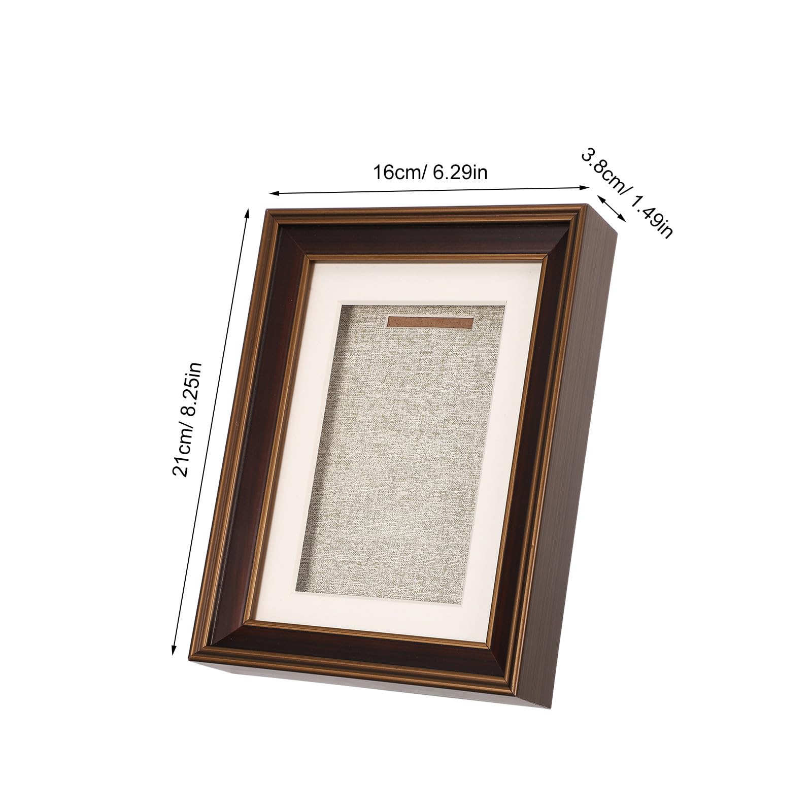 Marco de Exhibición de Medallas de Madera Soporte para Escritorio, Caja para Fotos y Certificados Adecuado para Paredes Familiares y Deportistas