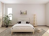 Vista 35 de Cama de plataforma tapizada de perfil bajo, camas individuales con gris oscuro (terciopelo)