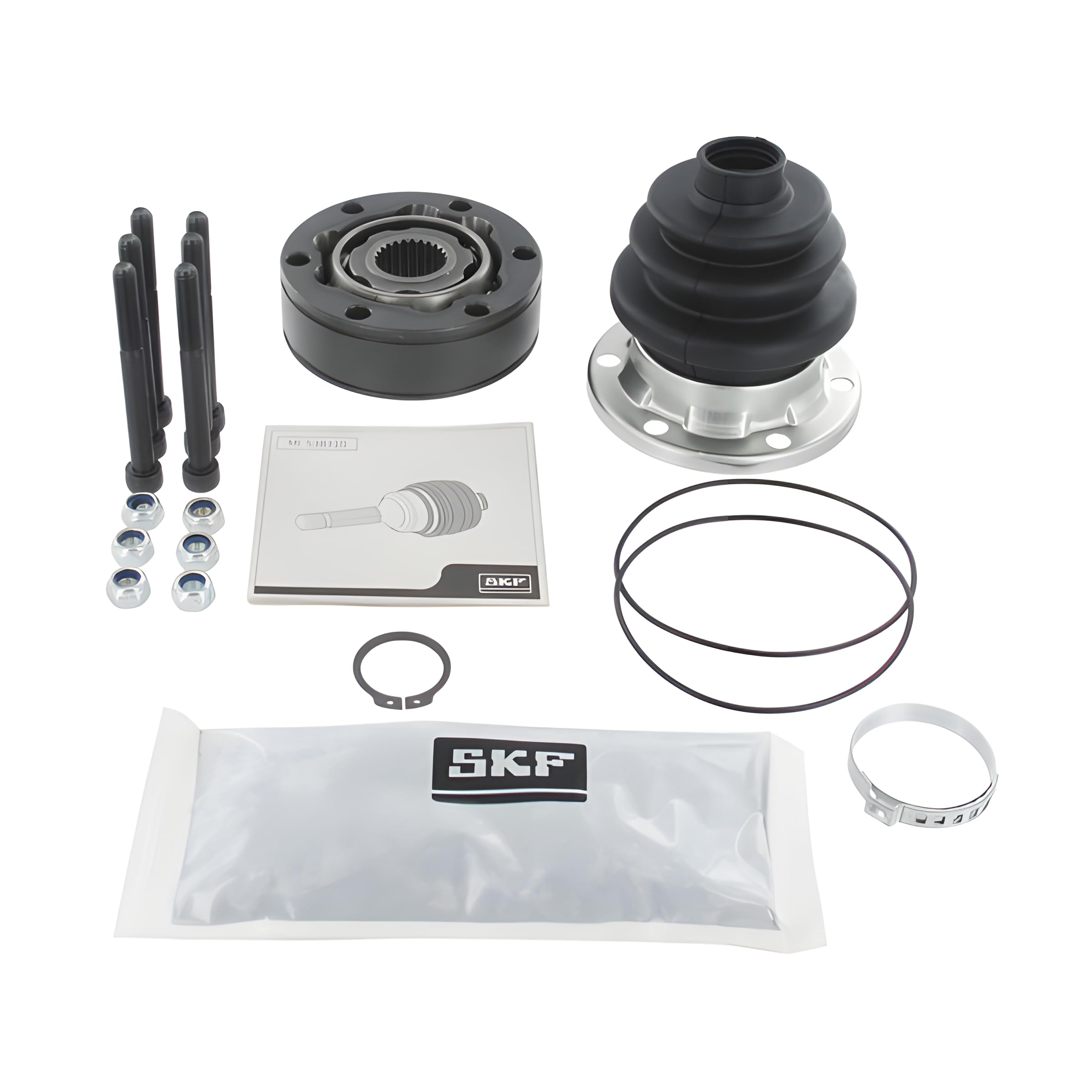 SKF Antriebswellengelenksatz VKJA 8080 Position Vorderachse Außendurchmesser 100 mm Höhe 198 mm Länge 102 mm Breite 101 mm - OE Qualität | Vkja 8080 passend für 145 146 147 155 156 166 GT