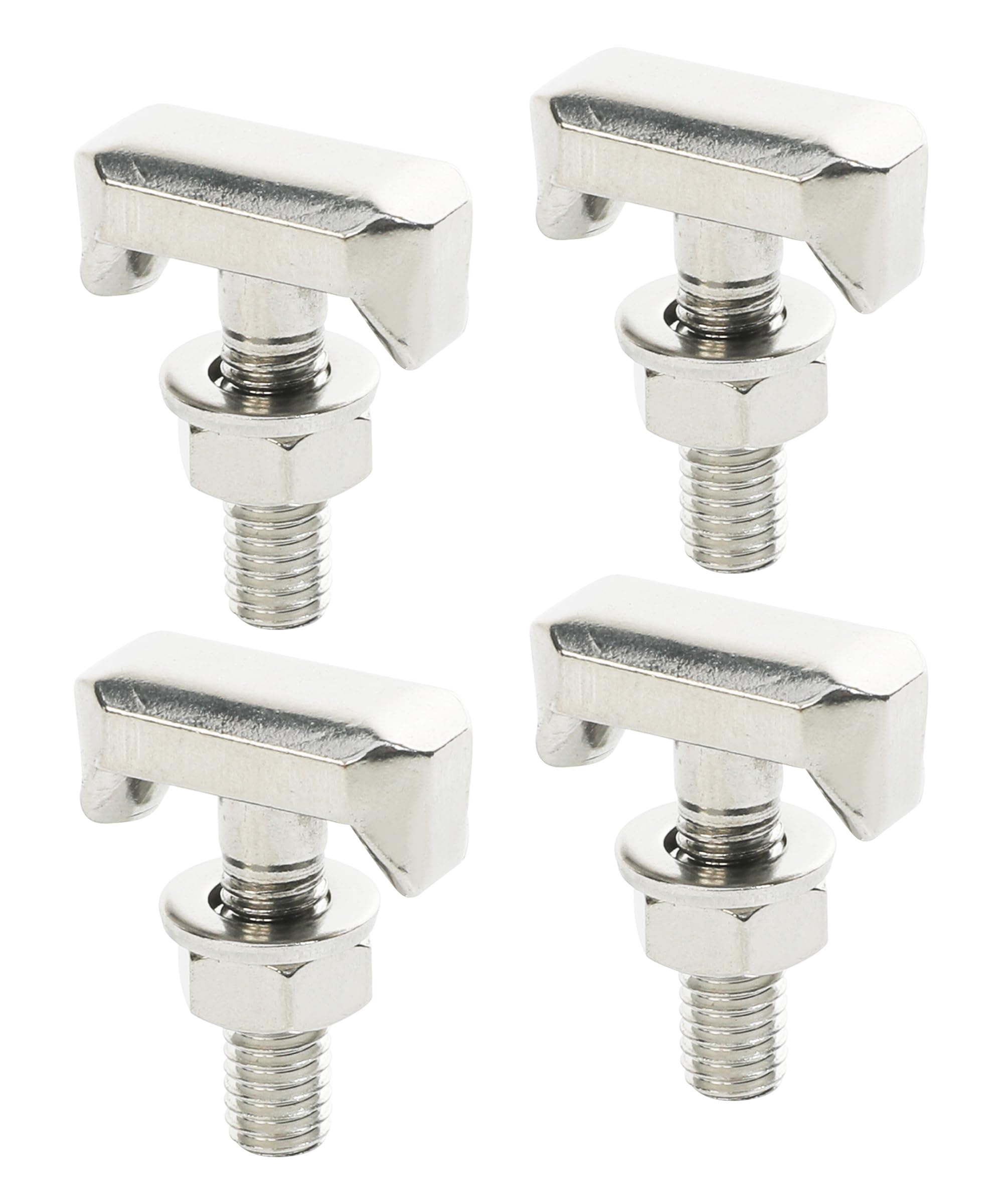 Battery Terminal Bolt,Car Accessories Battery Terminal T-Bolt Kit,Battery Terminal Nuts Replacement,Car Battery Cable Extender T Bolt,Replace #19116852,6X0915138,61128373946,64740 (4PCS)