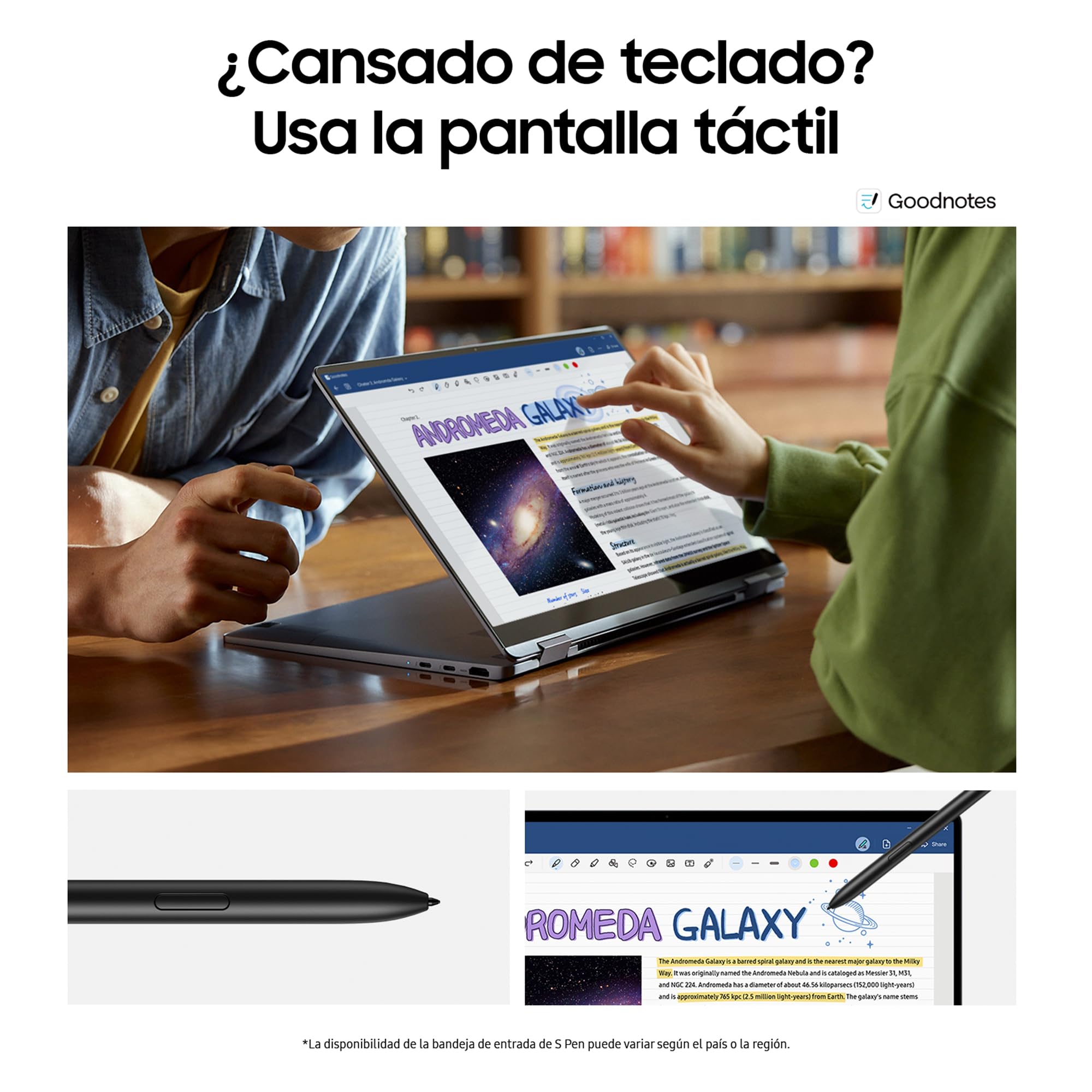 Samsung Galaxy Book4 360, Ordenador Portátil Convertible 15.6" Full HD, Táctil y S Pen, Intel Core 5-120U, 8GB RAM, 512GB SSD, Intel Graphics, Windows 11 Home, Gris, Teclado QWERTY Español