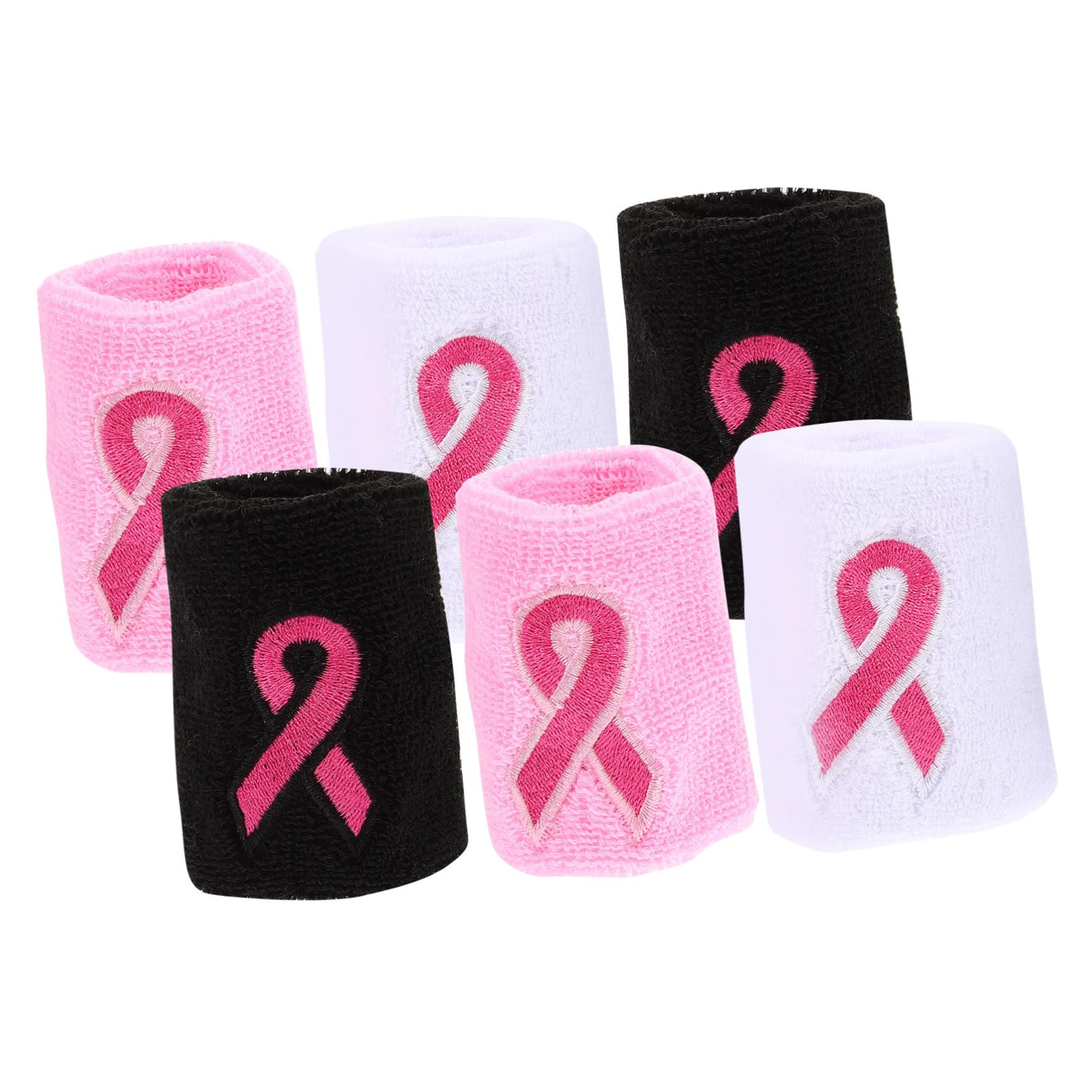 Holibanna 3Pairs Elastic Sports Wristbands Sweat Absorbing Workout Bracelets for Football Basketball Running Durable Comfortable Fit Youth Adult