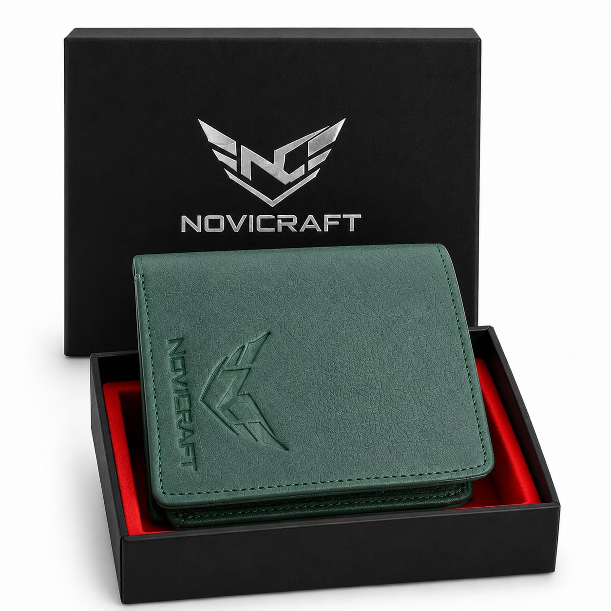 Casual Artificial Leather Wallet | Multiple Card Slots | ID Window | Coin Pocket | Double Cash Compartments | Durable Bifold Wallet for Daily Use-picture-13