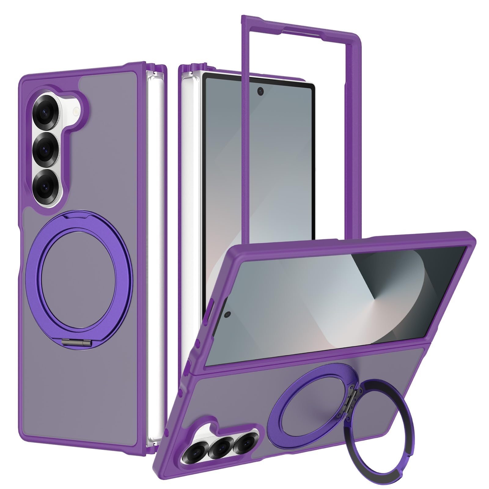 Coque Z Fold 6 magnétique pour protéger des chutes et charger sans fil - 7
