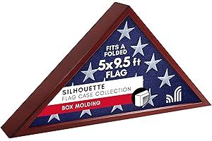 Americanflat Patriotic Burial Flag Display Case