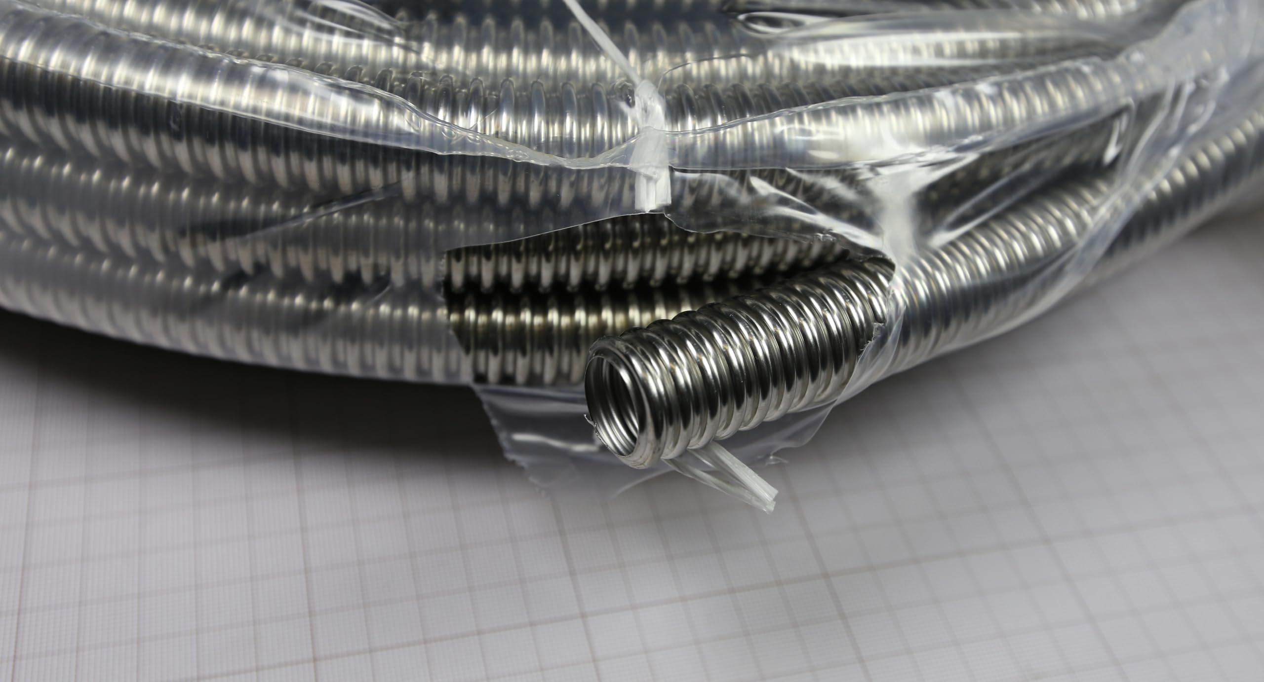 Edelstahlwellrohr DN20 25m Solarleitung Solarrohr Wellrohr flexibel biegsam