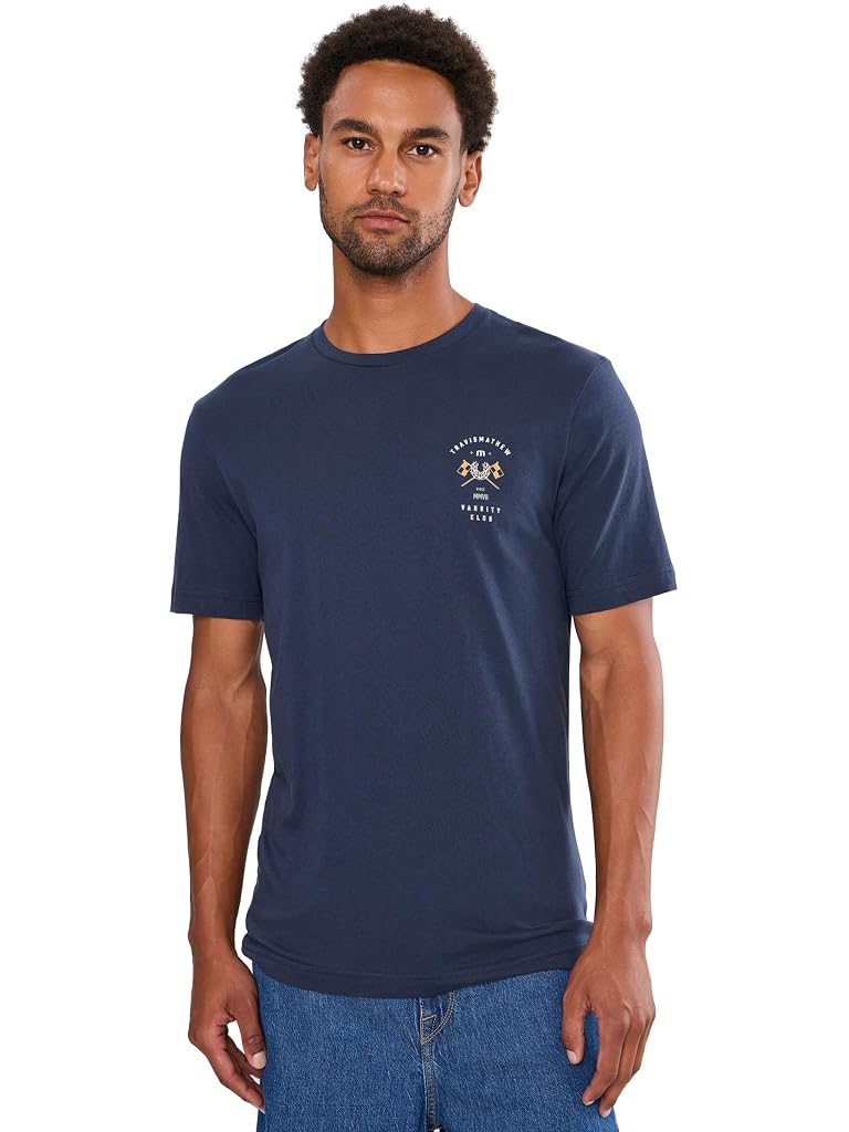 Navy TravisMathew TM Varsity Club Tee