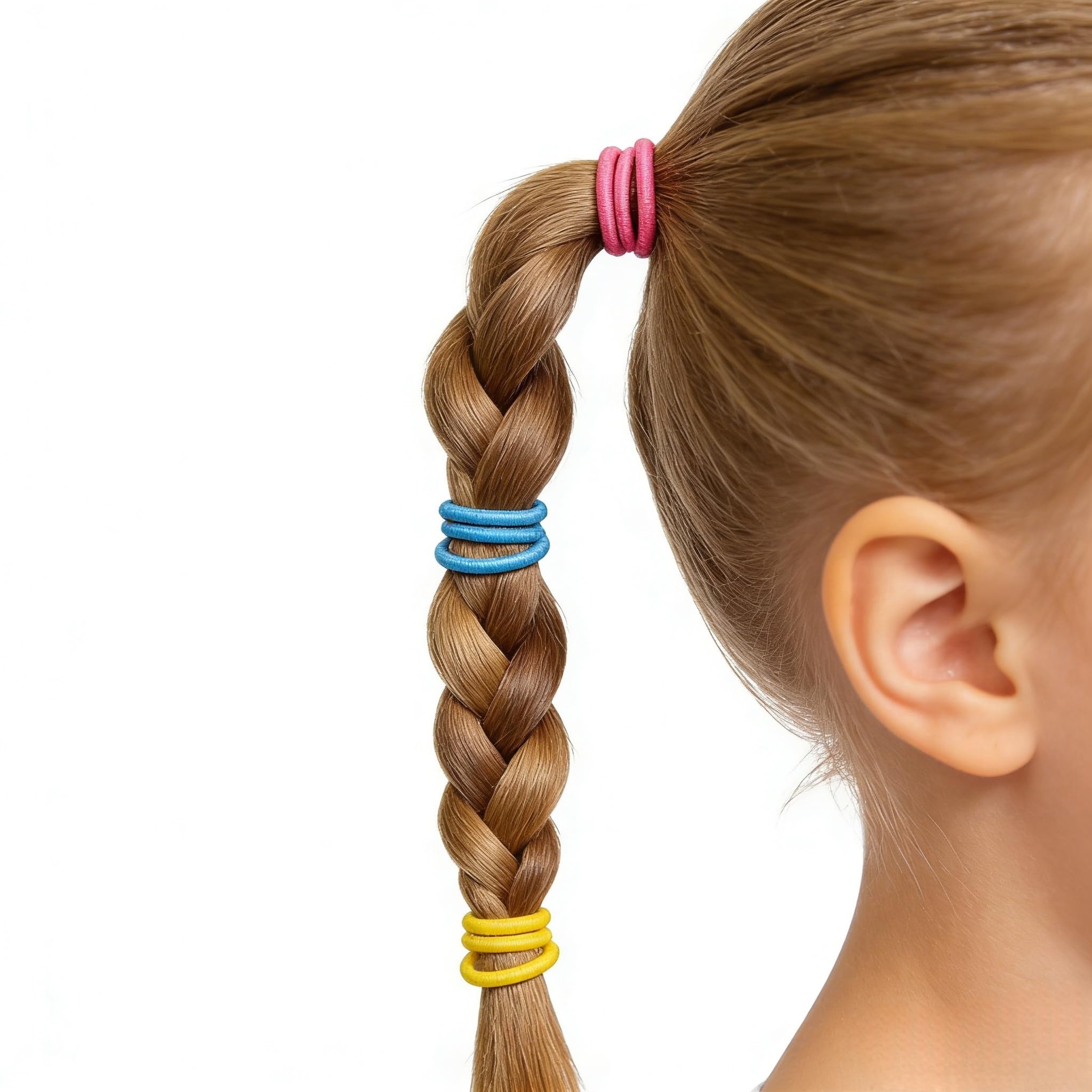 ZHIYE 200 Pcs Elastic Hair Ties for Toddlers & Baby Girls, 2.5cm No Damage Hair Bobbles, Small Multicolor Ponytail Holders - Image 4