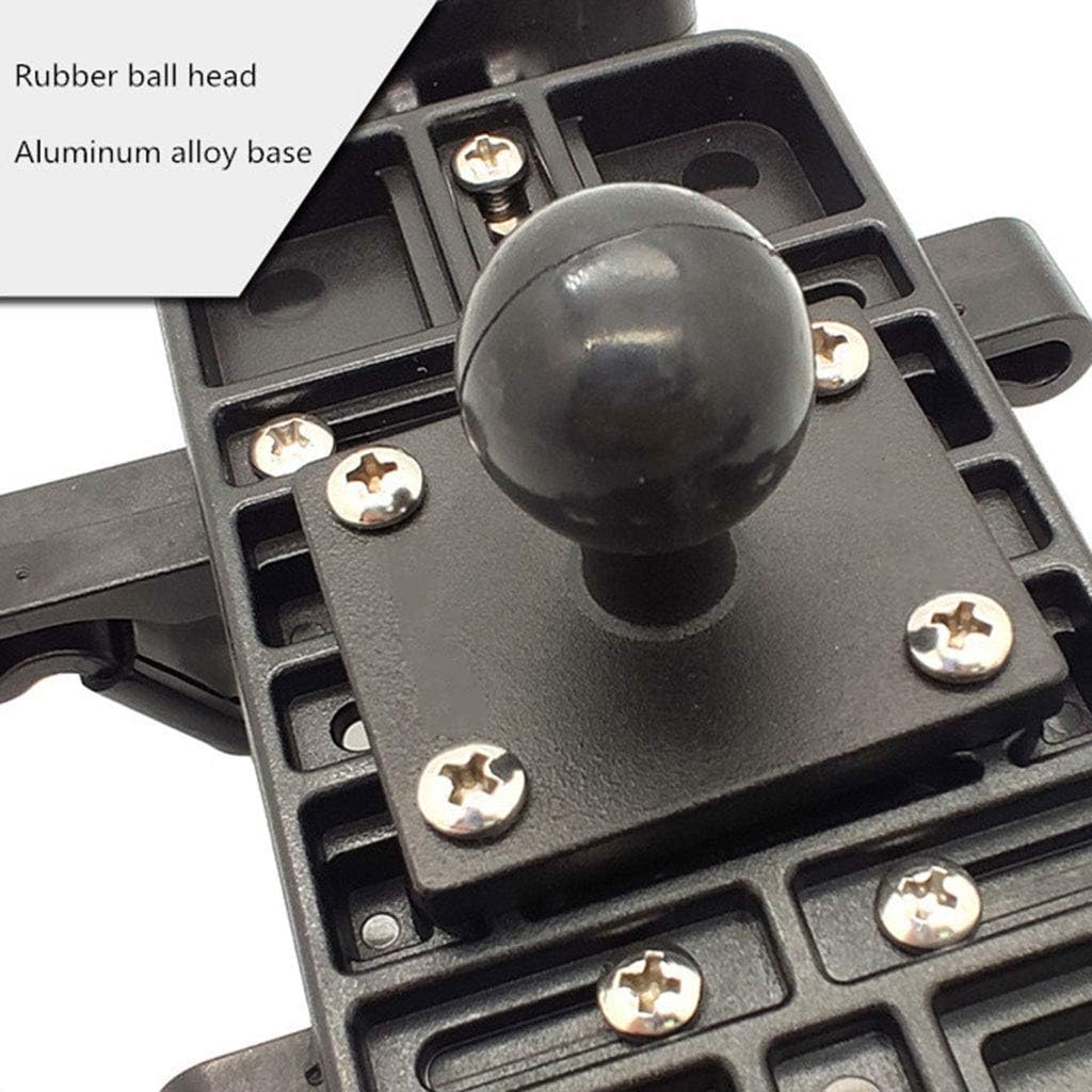 wuliuen aluminum square mount base with ball head for ram mount for garmin zumotomtom black