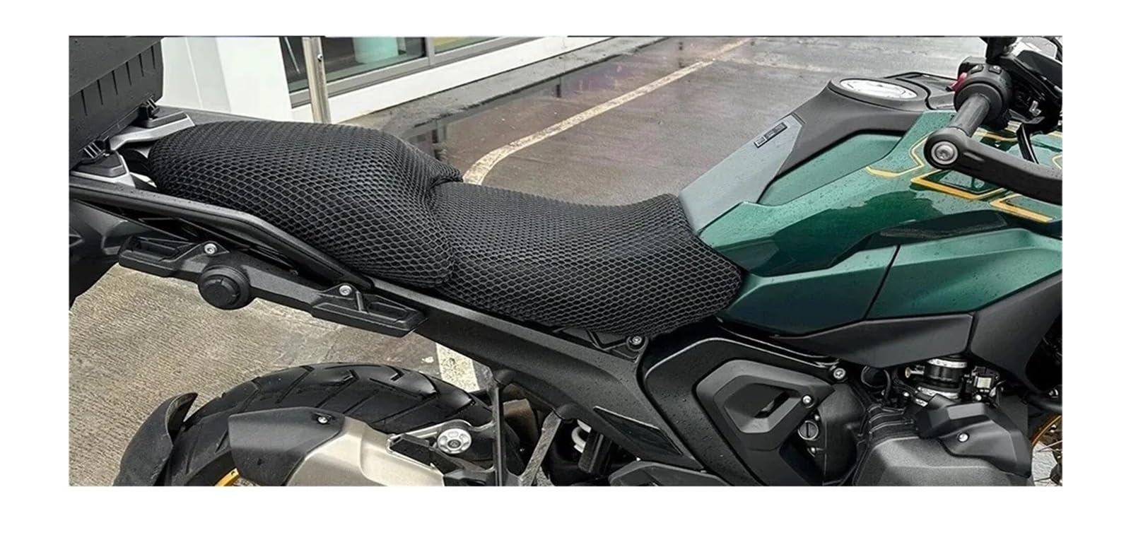 Motociclo Coprisedile Cuscino Coprisedile Con Flusso D'aria 3D Per B&MW R1300GS R 1300 GS 2024- Fodera Per Cuscino In Tessuto Antiscivolo Per Moto