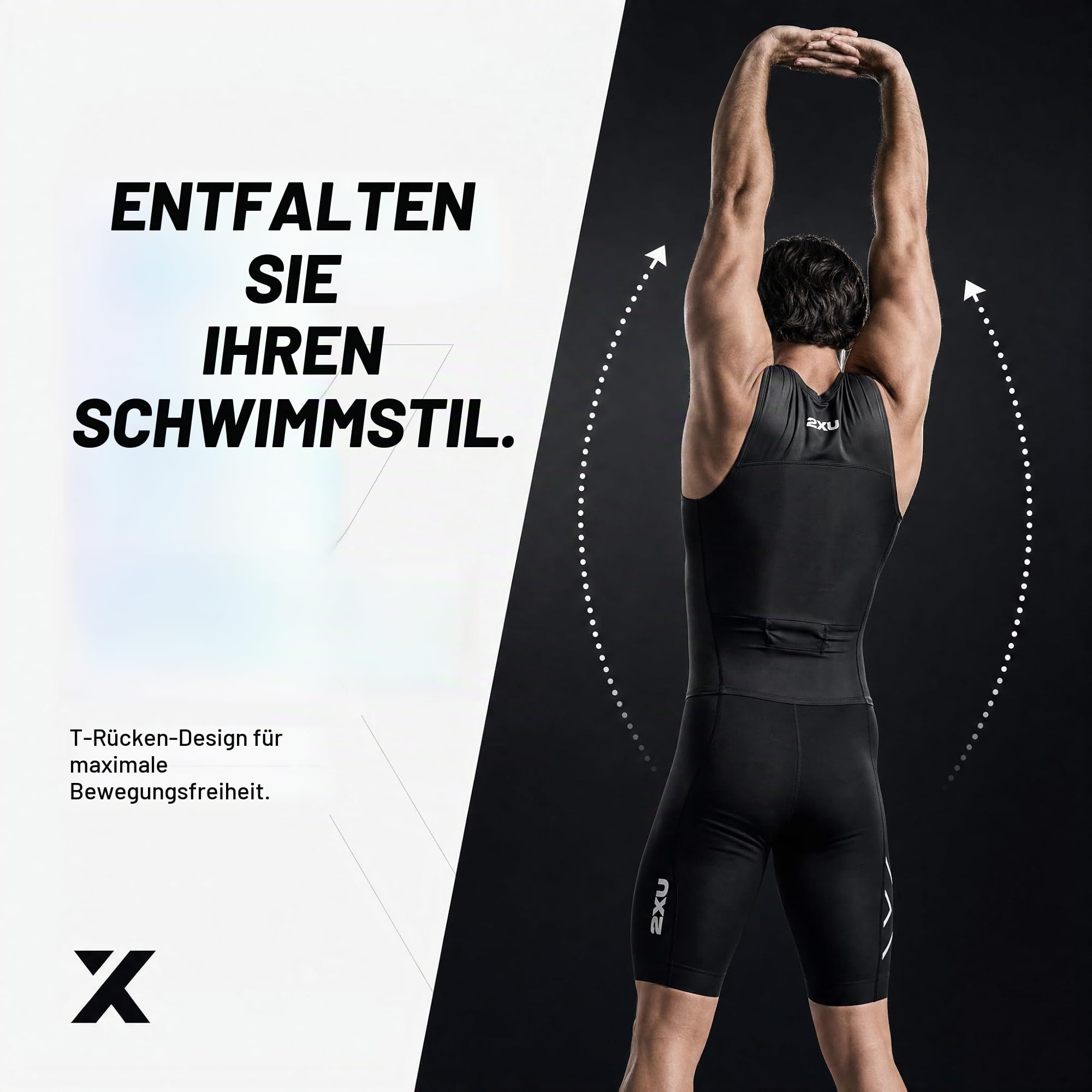 2XU Herren Trisuit mit Ärmeln