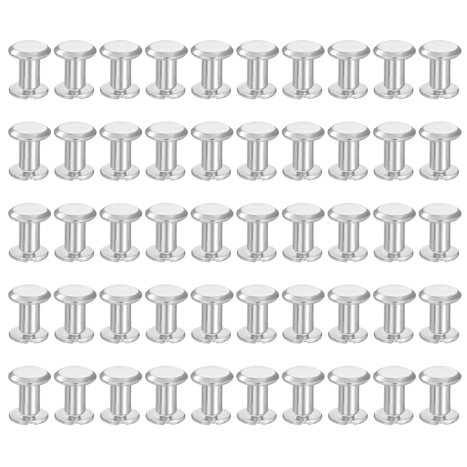 PATIKIL 50 Sets M3 Chicago Screws, 3x6mm(DxH) Phillips Binding Post Bolts โ image 1