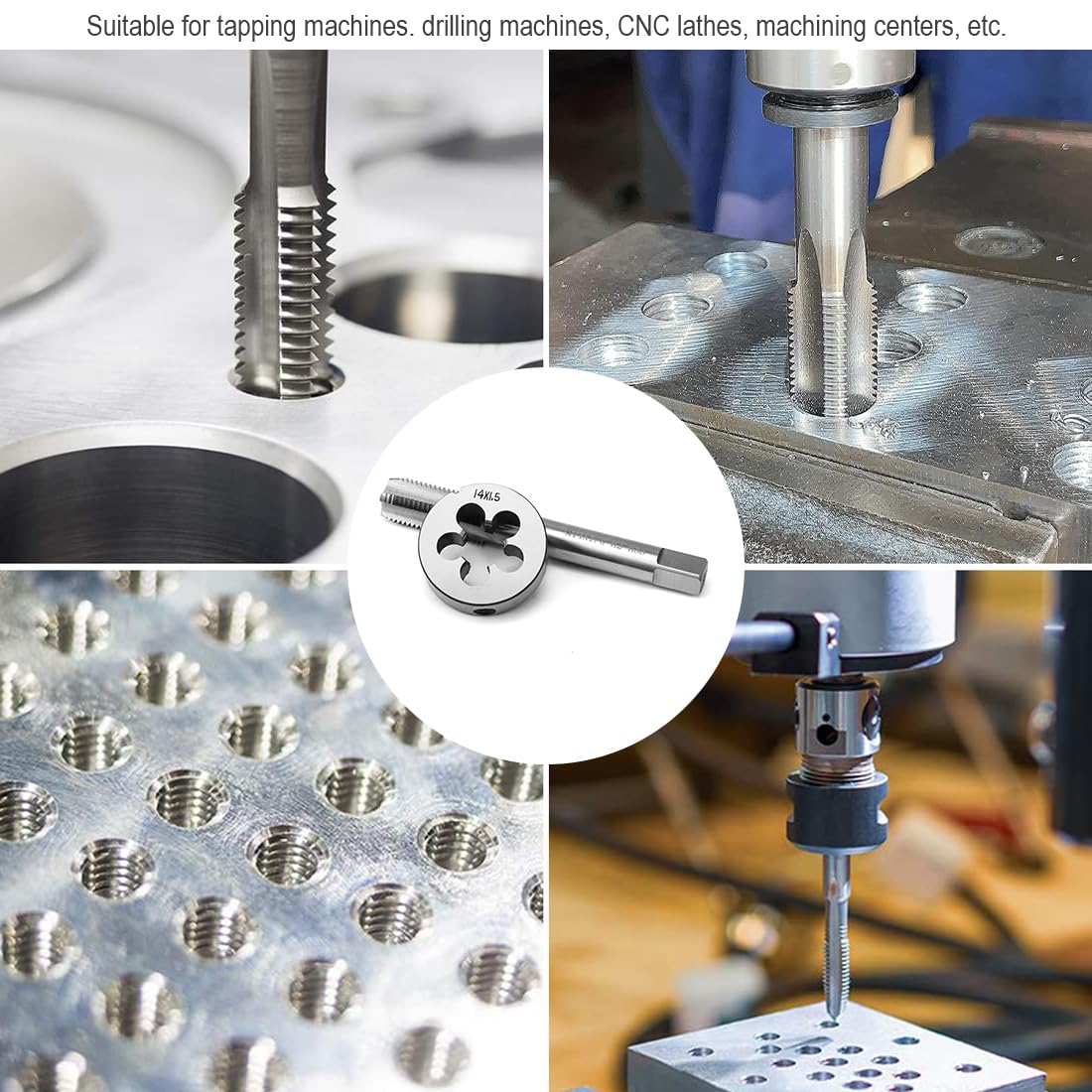 Aililong Outil à Visser m14x1,5mm Ω Alliage et métaux Non ferreux Outils de précision