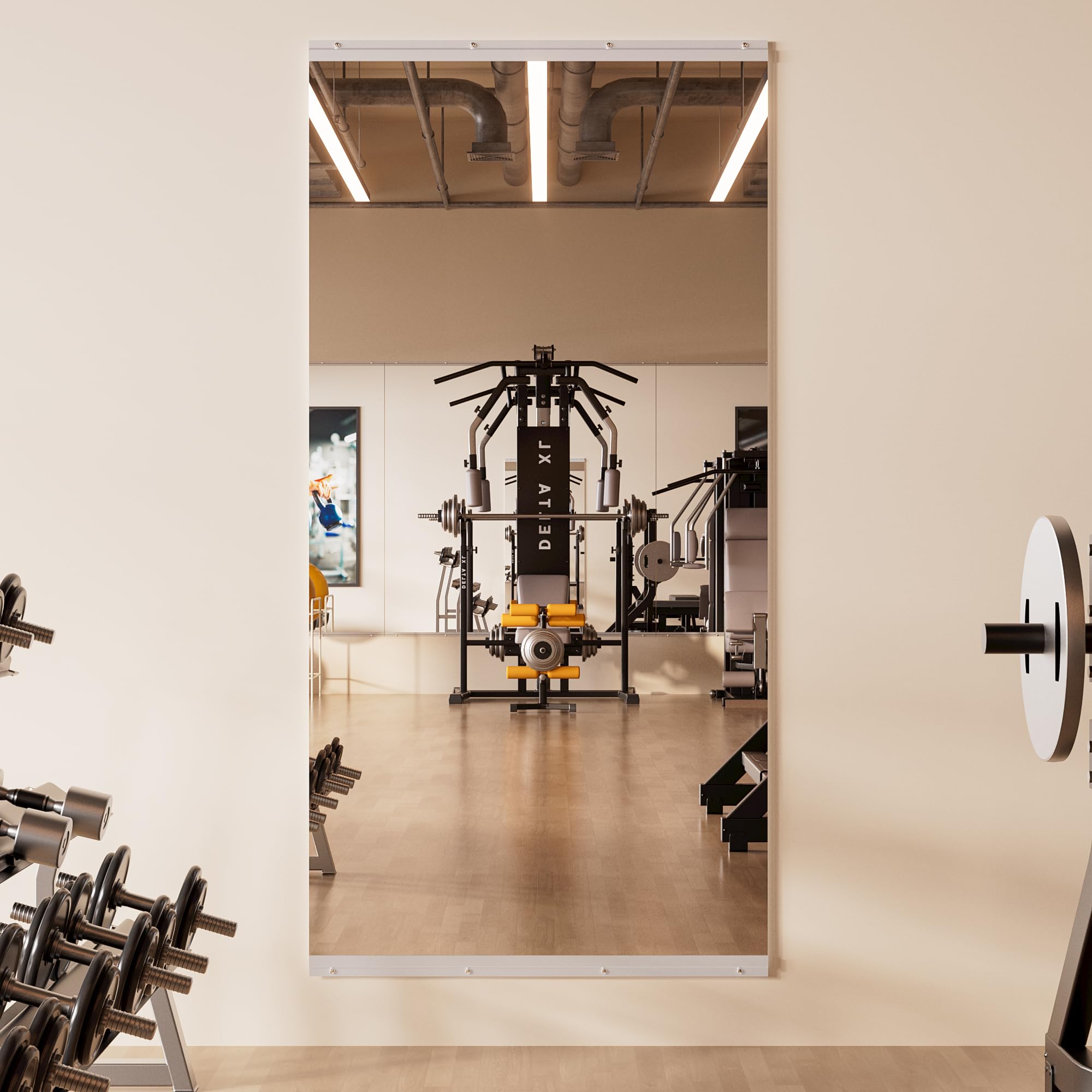Keonjinn Gym Mirrors for Home Gym 180x90cm -1 Pcs Large Mirror Full Length